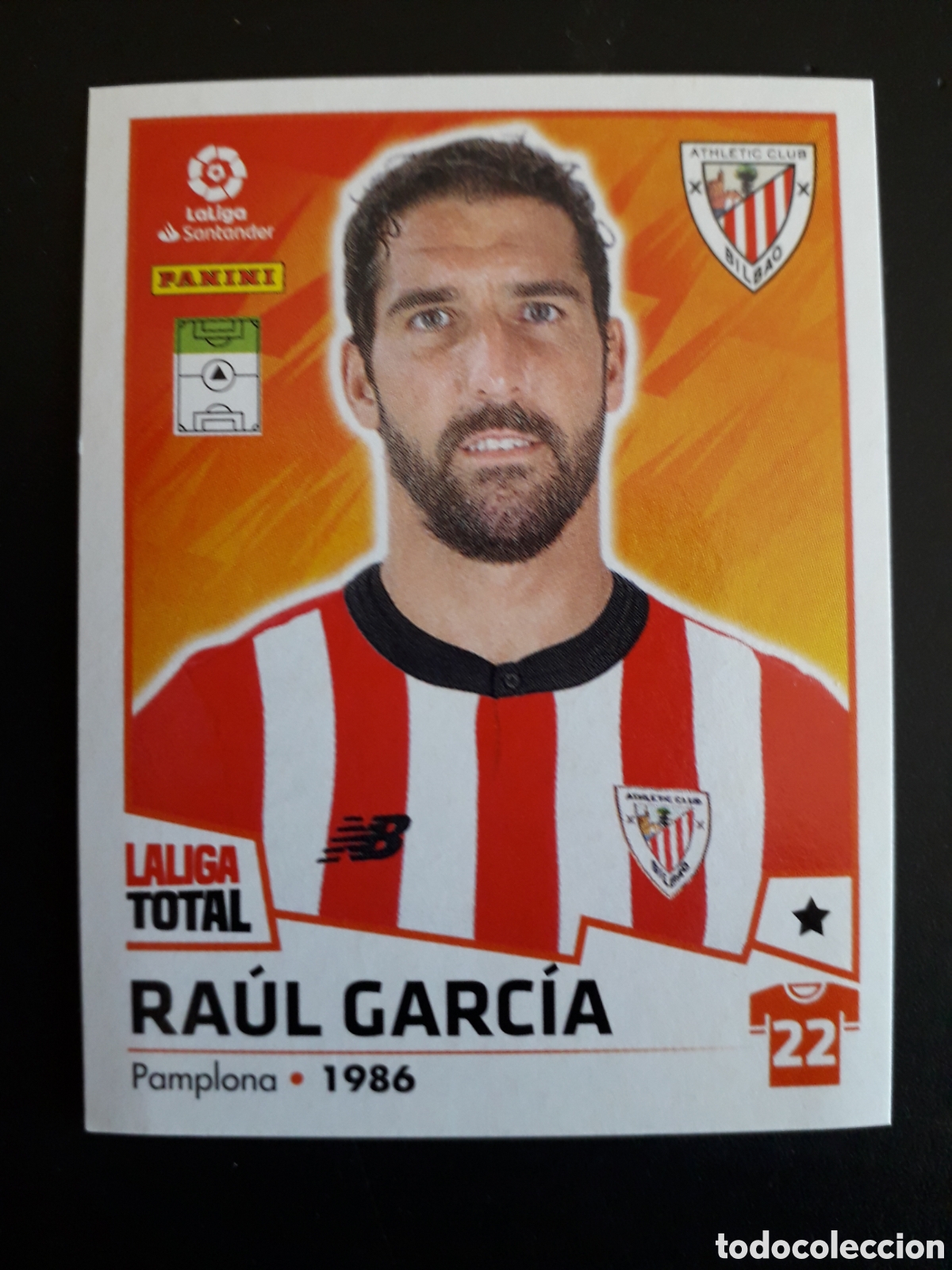 Cartes &agrave; collectionner de Football: RA&Uacute;L GARC&Iacute;A, ATHLETIC DE BILBAO N&deg; 42 LALIGA TOTAL 22 23 2022 2023 PANINI SIN PEGAR PEDIDO M&Iacute;NIMO 3&euro;