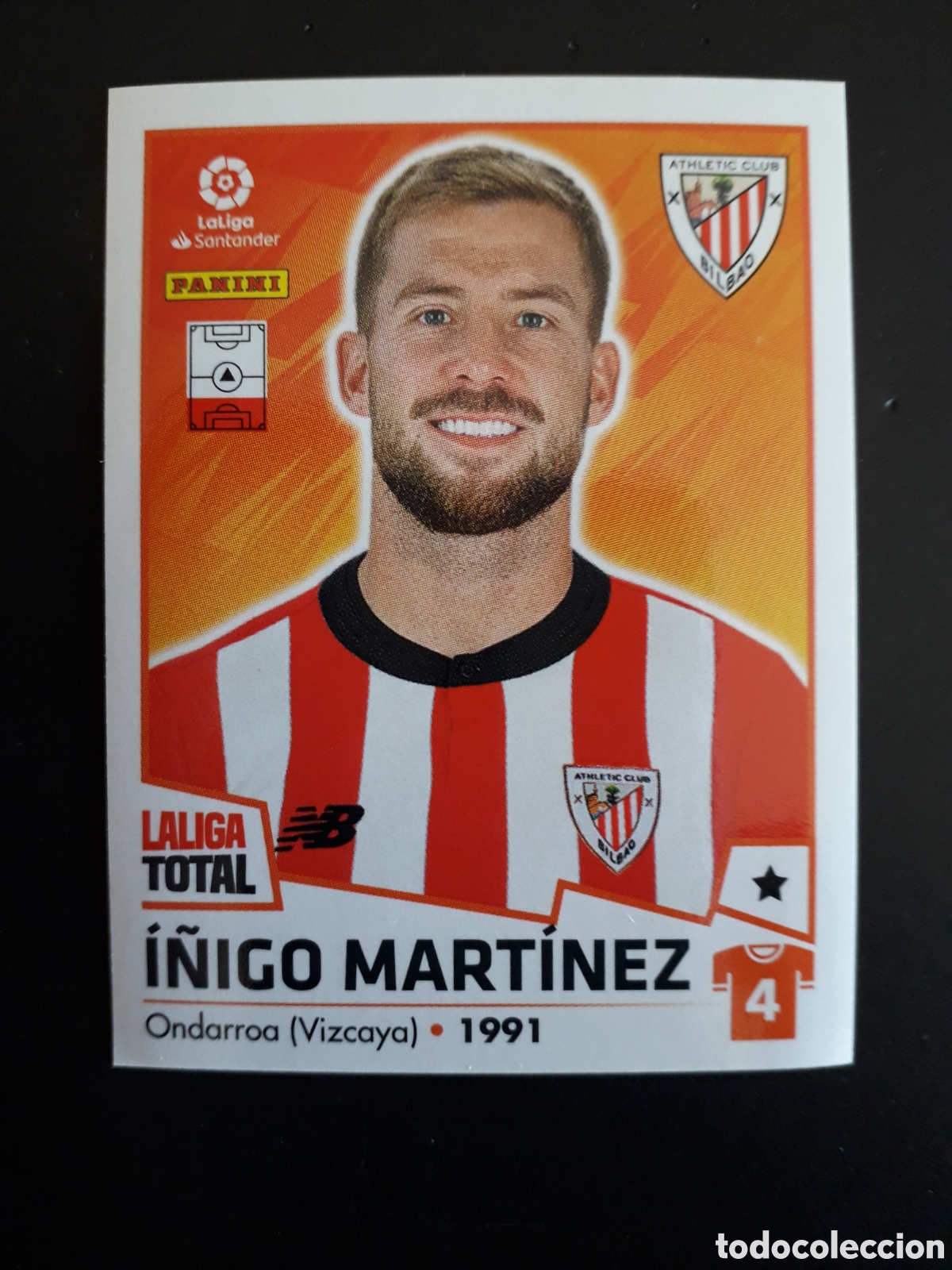 Cartes &agrave; collectionner de Football: &Iacute;&Ntilde;IGO MART&Iacute;NEZ ATHLETIC DE BILBAO N&deg; 30 LALIGA TOTAL 22 23 2022 2023 PANINI SIN PEG PEDIDO M&Iacute;NIMO 3&euro;