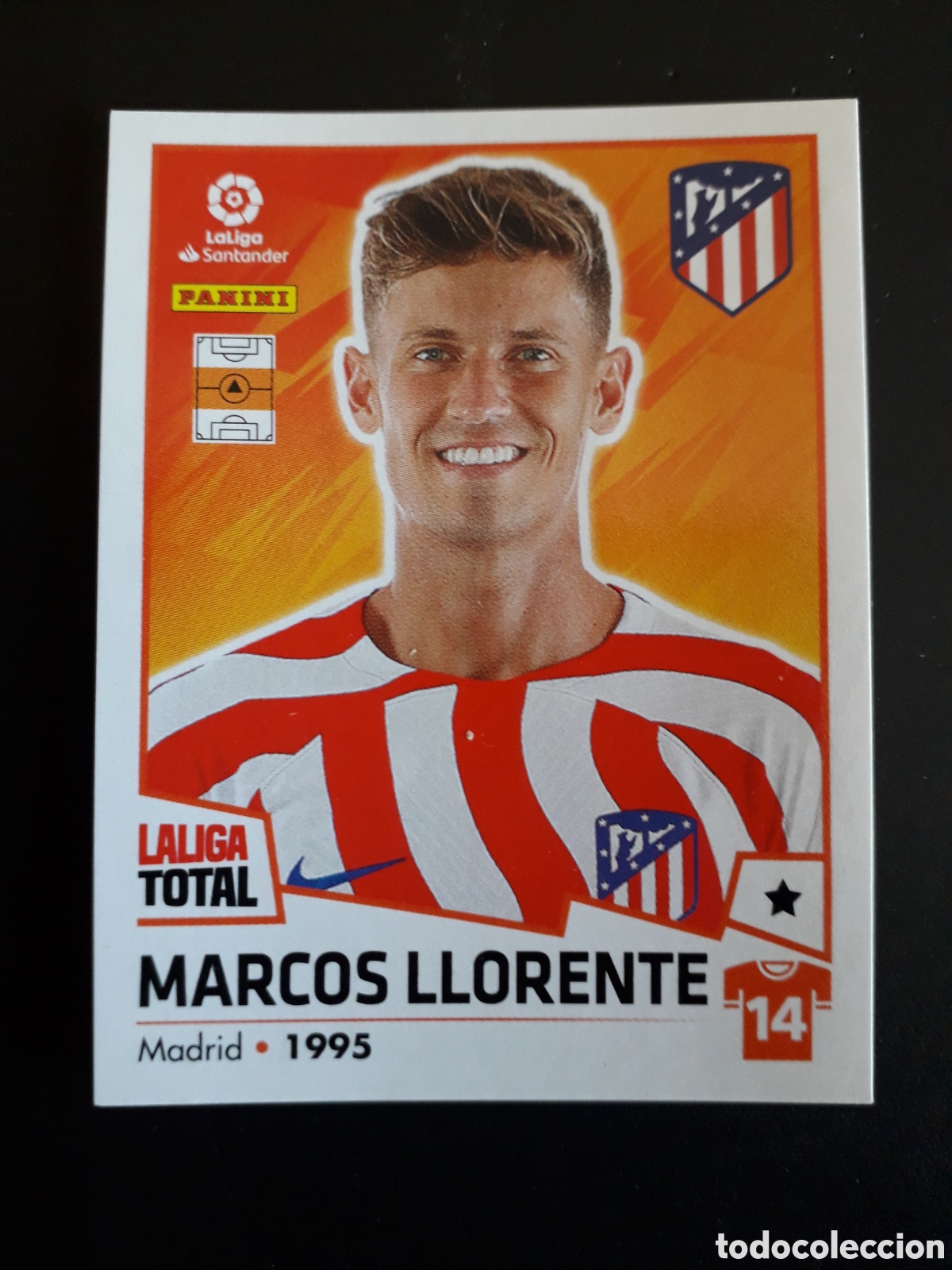 Cartes &agrave; collectionner de Football: MARCOS LLORENTE AT MADRID N&deg; 57 LALIGA TOTAL 22 23 2022 2023 PANINI SIN PEGAR PEDIDO M&Iacute;NIMO 3&euro;
