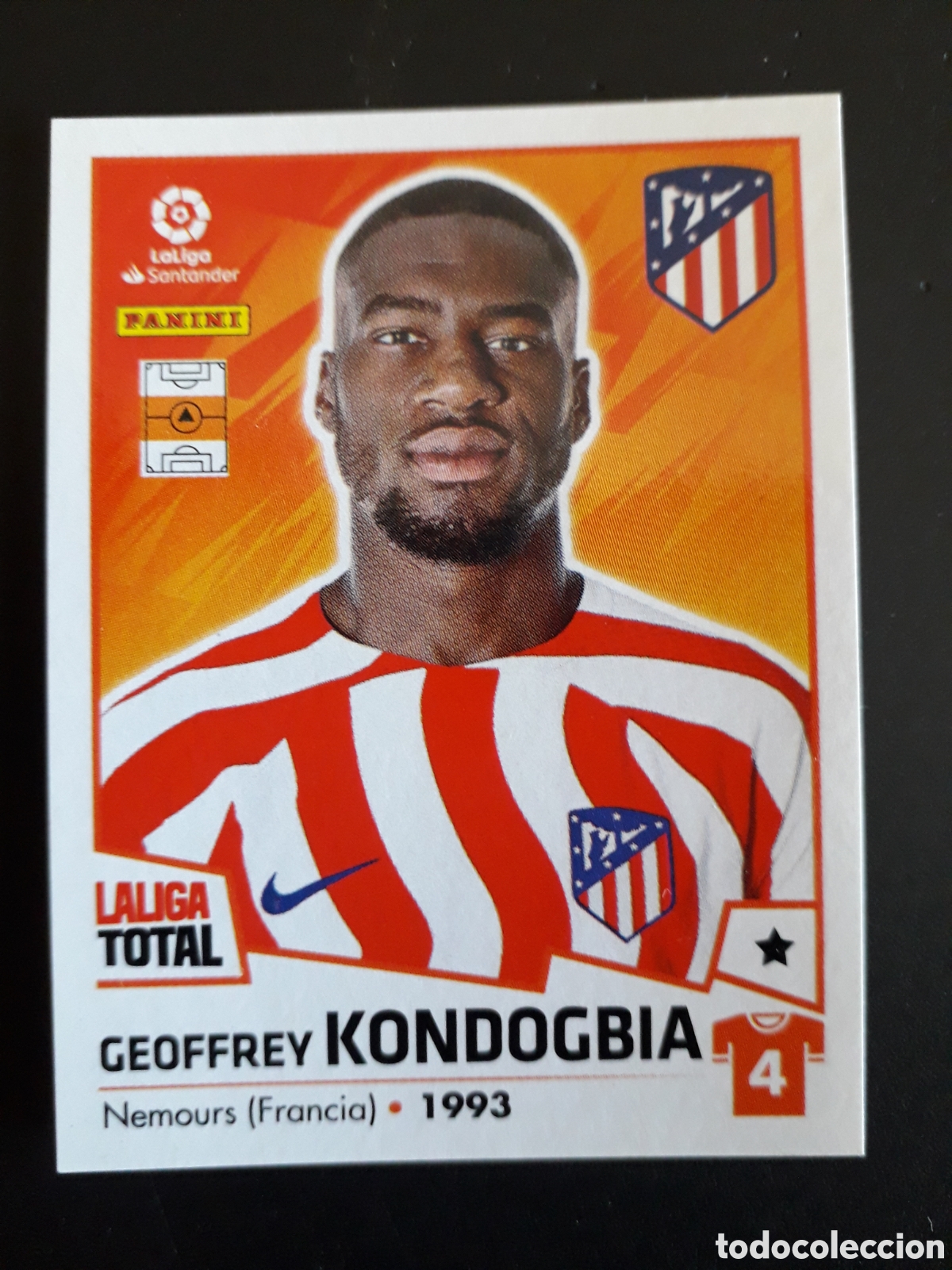 Cartes &agrave; collectionner de Football: KONDOGBIA AT MADRID N&deg; 60 LALIGA TOTAL 22 23 2022 2023 PANINI SIN PEGAR PEDIDO M&Iacute;NIMO 3&euro;