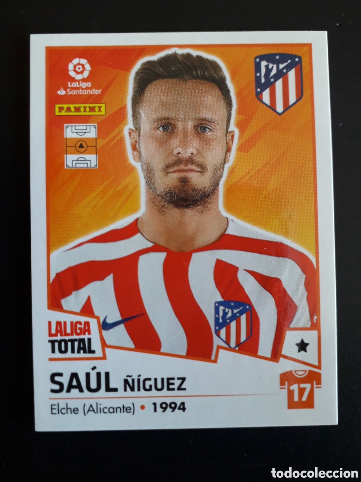Cartes &agrave; collectionner de Football: SA&Uacute;L AT MADRID N&deg; 63 LALIGA TOTAL 22 23 2022 2023 PANINI SIN PEGAR PEDIDO M&Iacute;NIMO 3&euro;