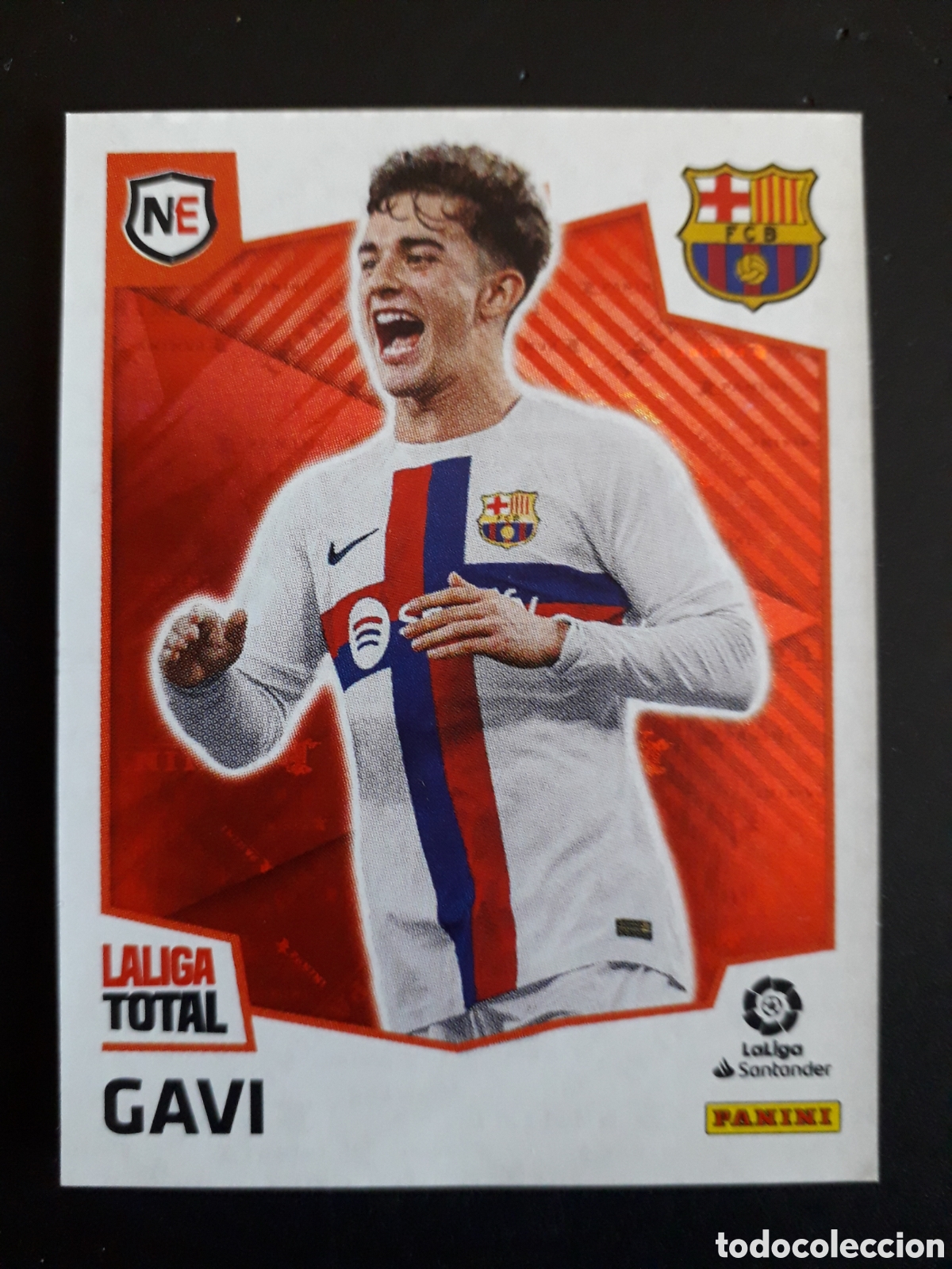 Cartes &agrave; collectionner de Football: GAVI, FC BARCELONA N&deg; 475 LALIGA TOTAL 22 23 2022 2023 PANINI, NEW ERA SIN PEGAR PEDIDO M&Iacute;NIMO 3&euro;