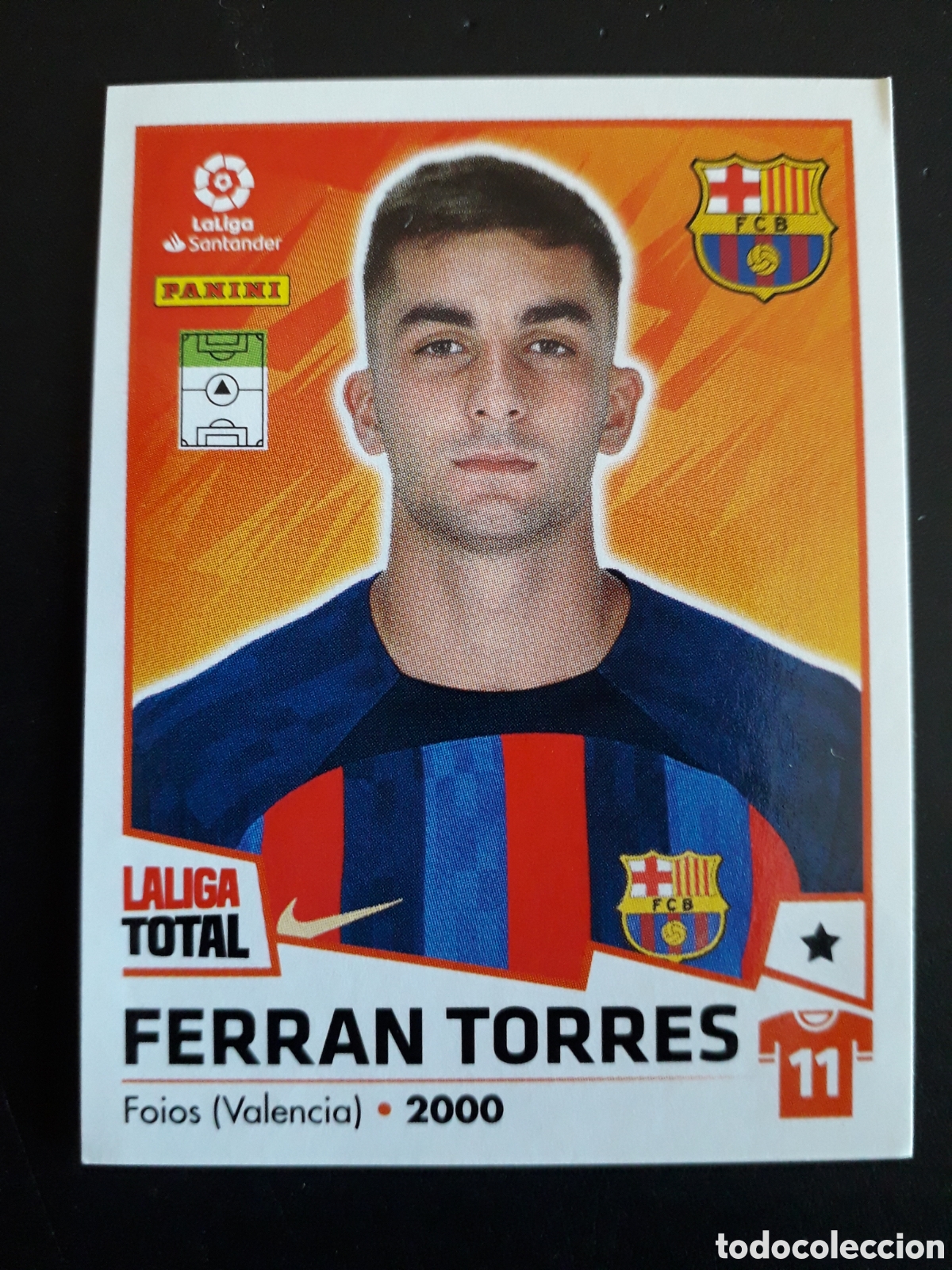 Cartes &agrave; collectionner de Football: FERRAN TORRES FC BARCELONA N&deg; 89 LALIGA TOTAL 22 23 2022 2023 PANINI SIN PEGAR PEDIDO M&Iacute;NIMO 3&euro;