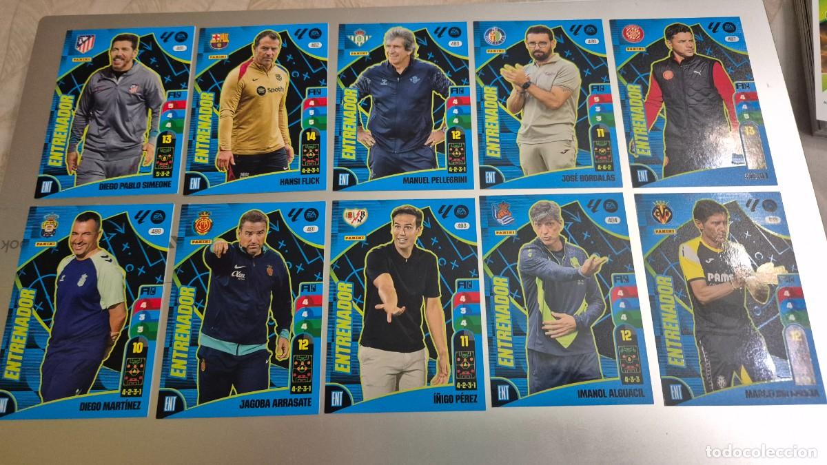 Cromos de Futebol: LOTE PANINI ADRENALYN XL 2024 2025 ENTRENADOR. SON 10 CROMOS SIN REPETIR