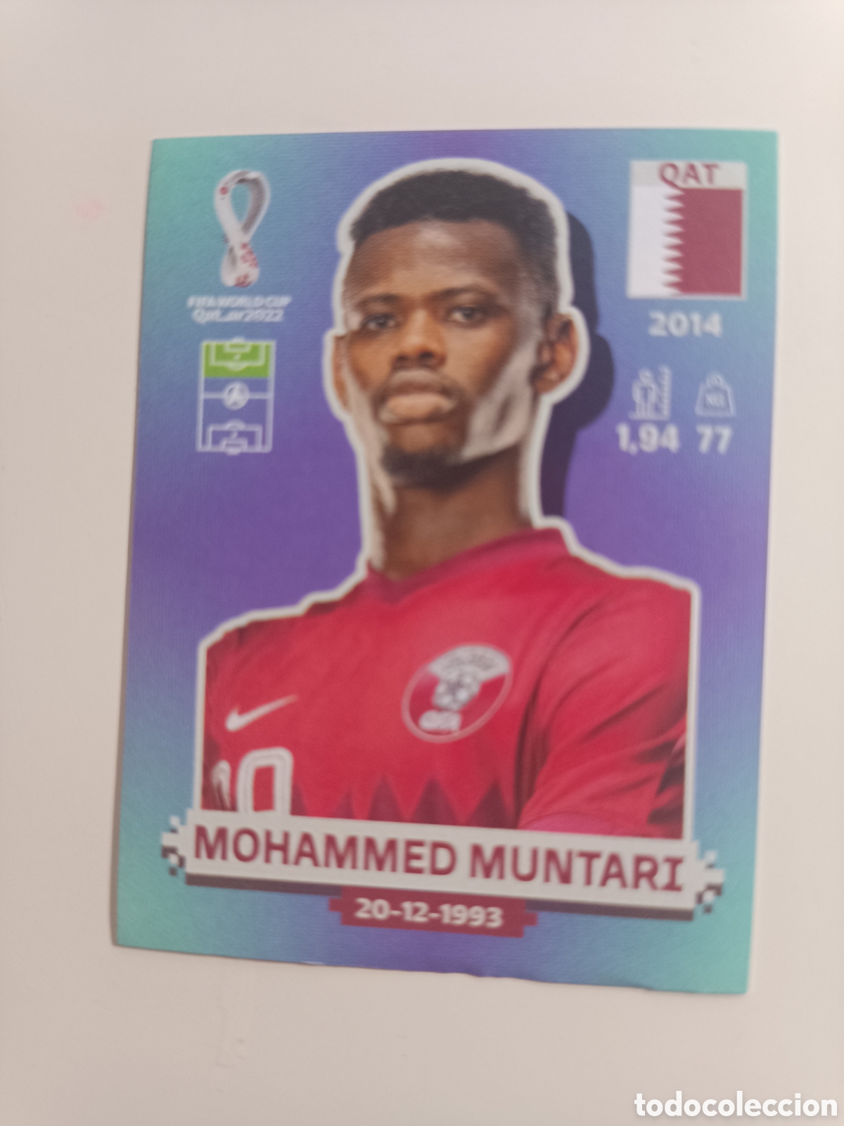 Cromos de F&uacute;tbol: QAT 20 MUNTARI QATAR QAT20 FIFA WORLD CUP MUNDIAL QATAR 2022 22 STICKER PANINI