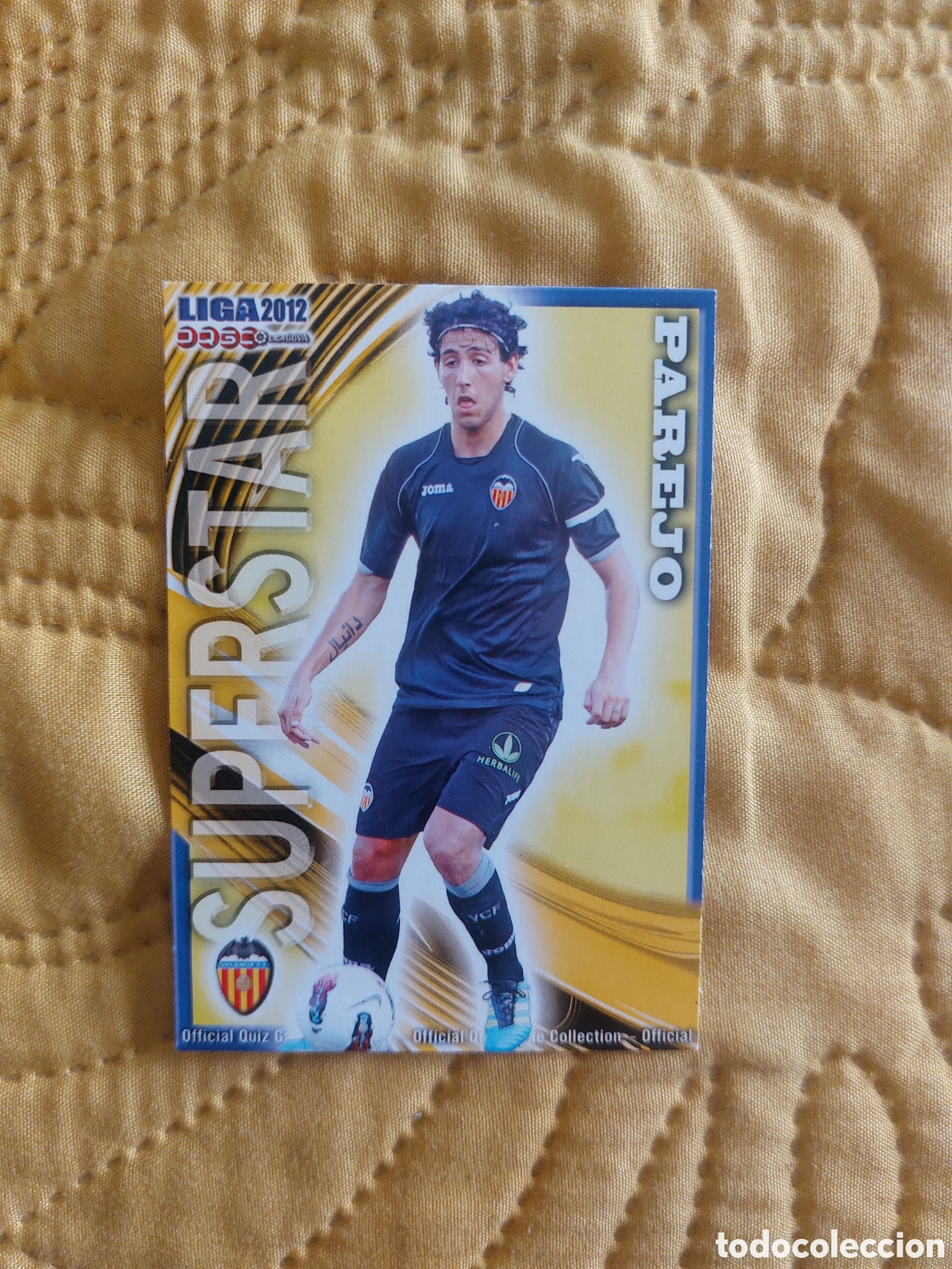 Cartes &agrave; collectionner de Football: 79 PAREJO SUPERSTAR MATE VALENCIA CROMOS MUNDICROMO QUIZ GAME 2011 2012 11 12