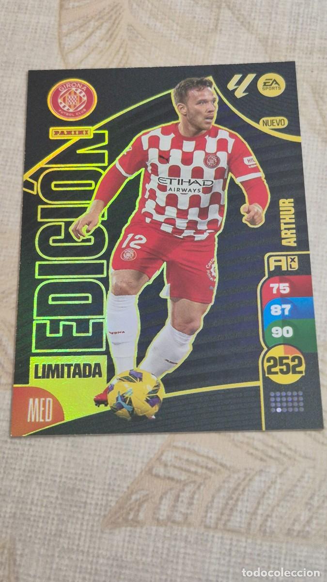 Cromos de F&uacute;tbol: PANINI ADRENALYN XL 2024 2025 EDICION LIMITADA ARTHUR DEL GIRONA