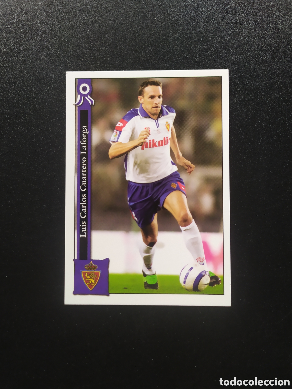 Cromos de f&uacute;tbol: Mundicromo fichas Liga 2005 2006 05 06 Cuartero n&deg; 313 Real Zaragoza