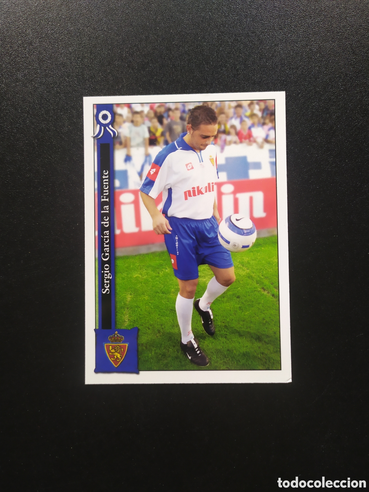 Cromos de F&uacute;tbol: Mundicromo fichas Liga 2005 2006 05 06 Sergio Garc&iacute;a n&deg; 320 Real Zaragoza