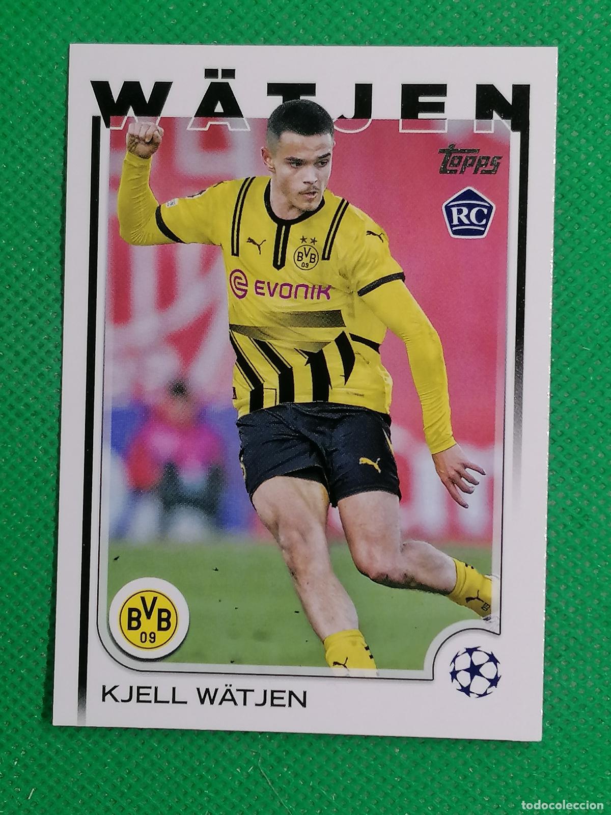 Cromos de f&uacute;tbol: 118 KJELL WATJEN BORUSSIA DORMUND ROOKIE ⚽ TOPPS UCC FLAGSHIP 24 25 2024 2025 ⚽