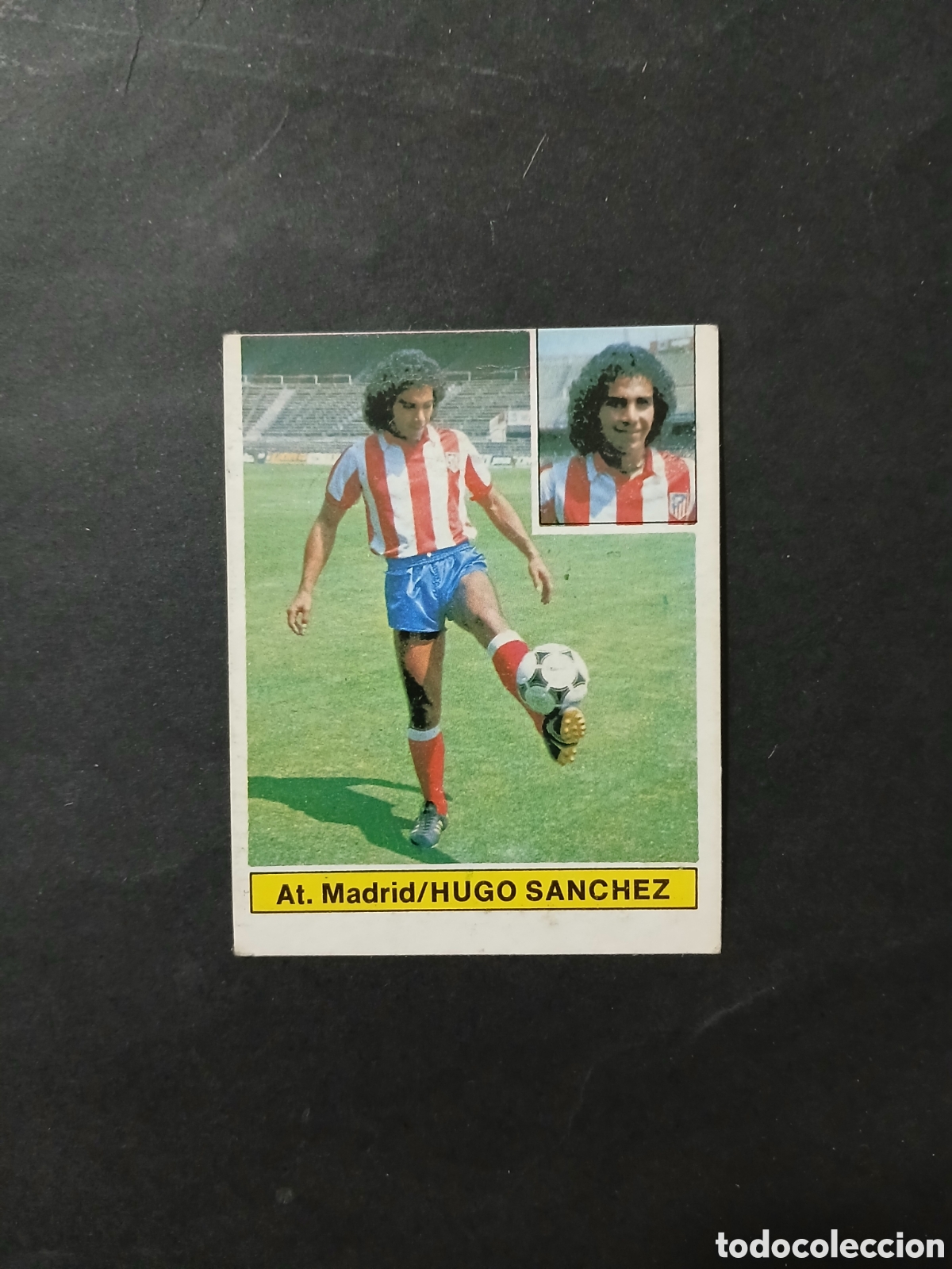Cromos de F&uacute;tbol: HUGO SANCHEZ ATLETICO MADRID ROOKIE FICHAJE 10 BIS LIGA ESTE 1981/82 81 82 DESPEGADO