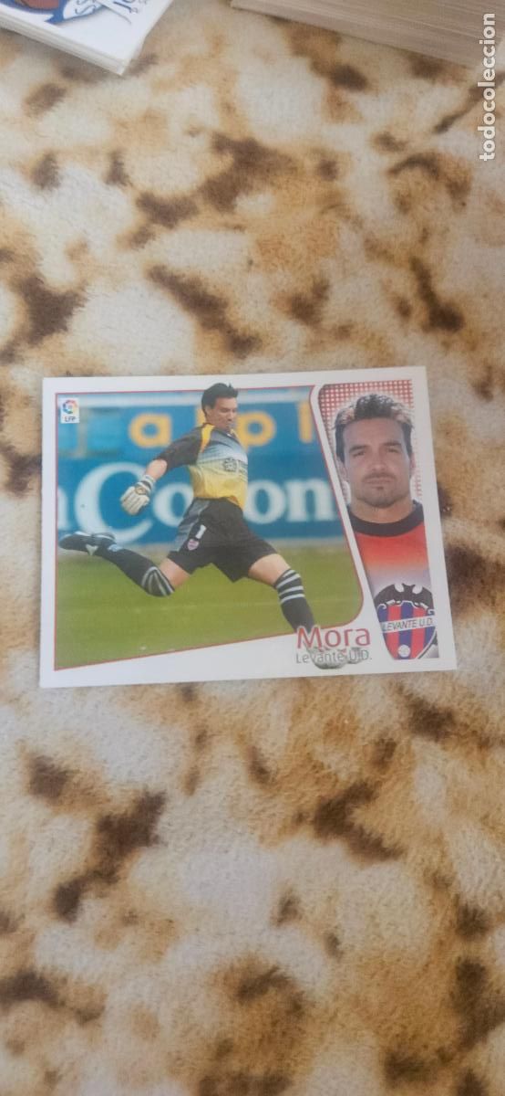 Cromos de F&uacute;tbol: Mora levante este 2005 2004 05 04 sin pegar