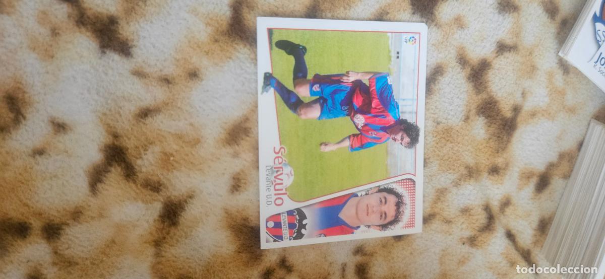 Cromos de f&uacute;tbol: Servulo levante este 2005 2004 05 04 sin pegar - Foto 1
