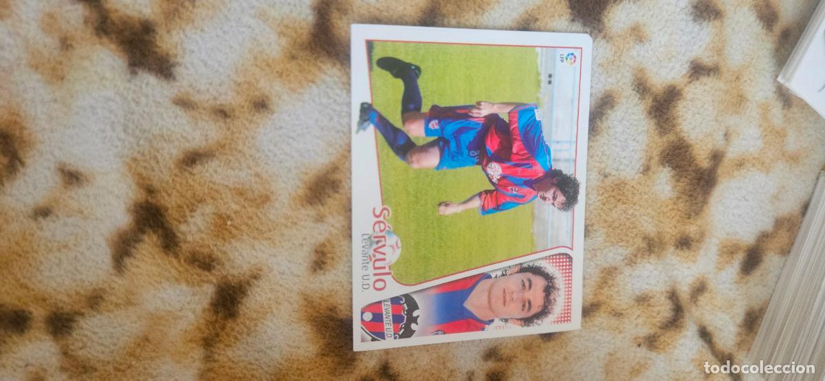 Cromos de f&uacute;tbol: Servulo levante este 2005 2004 05 04 sin pegar - Foto 1