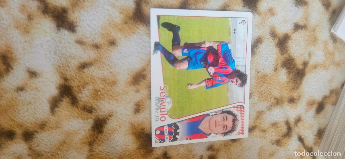 Cromos de f&uacute;tbol: Servulo levante este 2005 2004 05 04 sin pegar - Foto 1