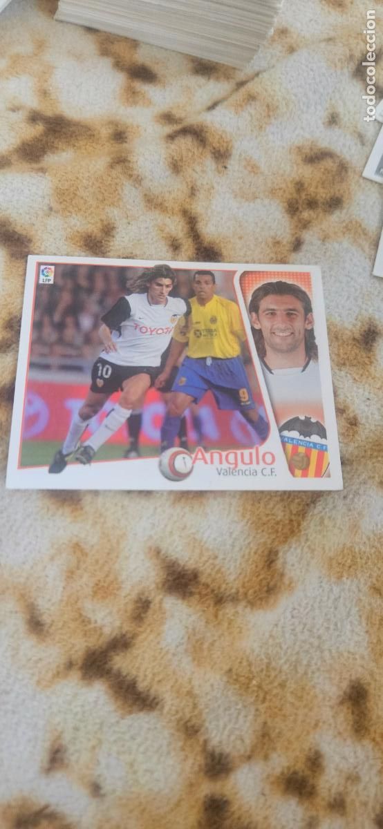 Cromos de f&uacute;tbol: &Aacute;ngulo Valencia este 2005 2004 05 04 sin pegar - Foto 1