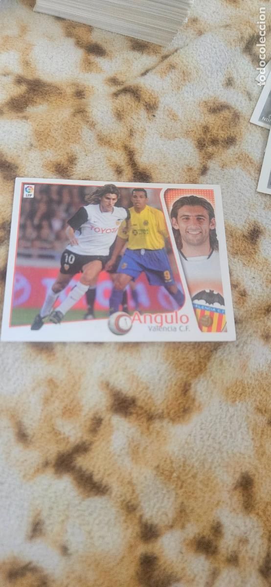 Cromos de f&uacute;tbol: &Aacute;ngulo Valencia este 2005 2004 05 04 sin pegar - Foto 1