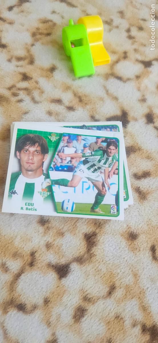 Cromos de F&uacute;tbol: Edu betis este 2005 2006 05 07 sin pegar