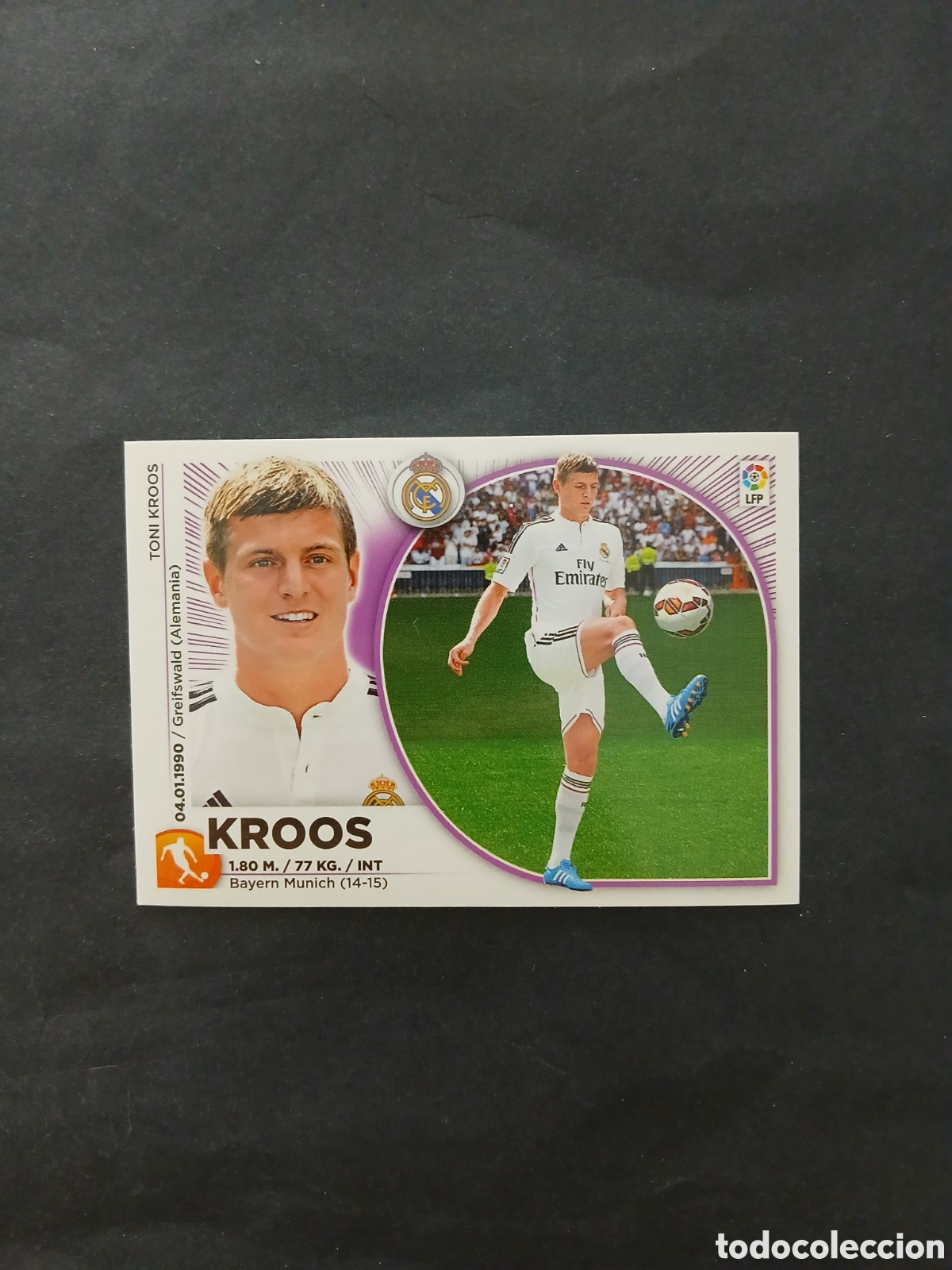 Cromos de F&uacute;tbol: KROOS REAL MADRID ROOKIE FICHAJE 17 LIGA ESTE 2014/15 14 15 NUNCA PEGADO SIN PEGAR