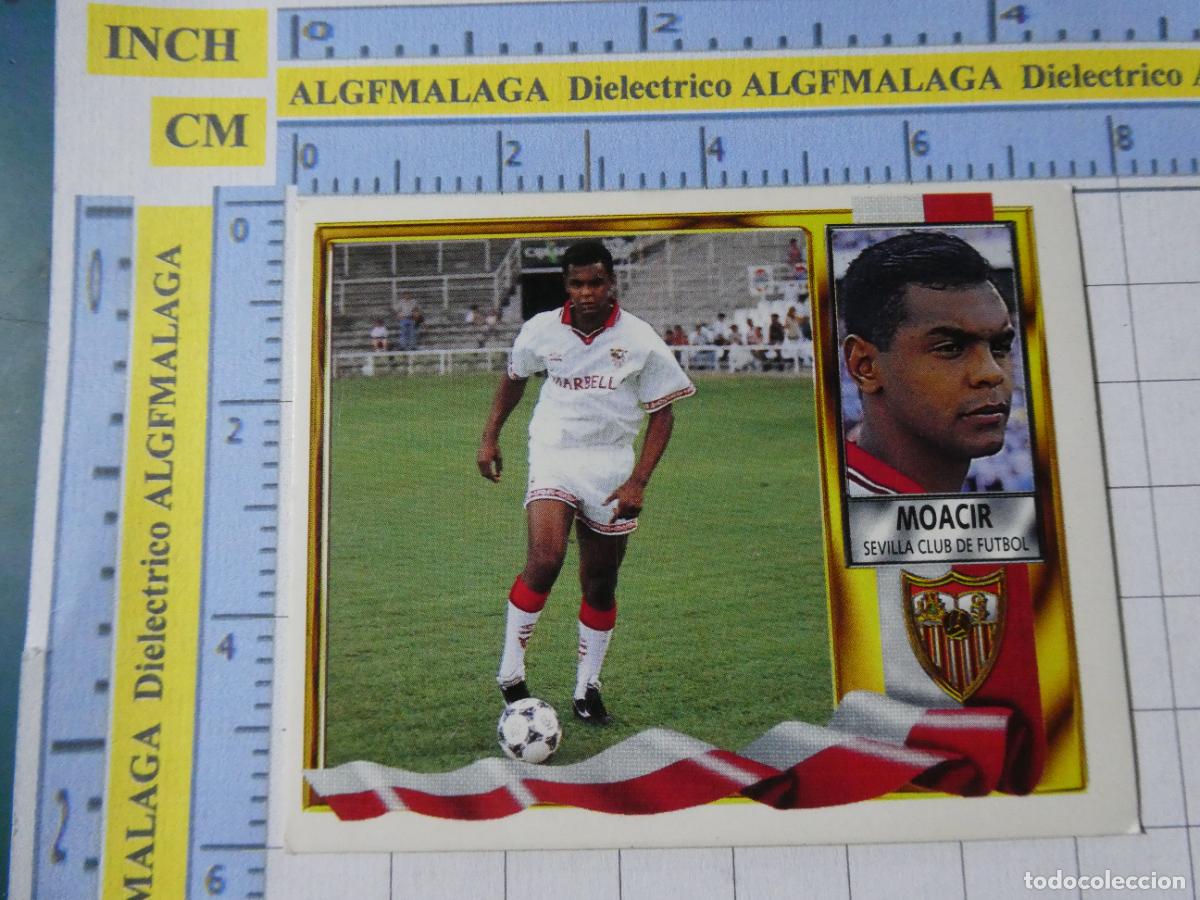 Cromos de F&uacute;tbol: CROMO DE F&Uacute;TBOL LIGA ESTE 1995 1996 95 96. SEVILLA CLUB DE F&Uacute;TBOL. MOACIR