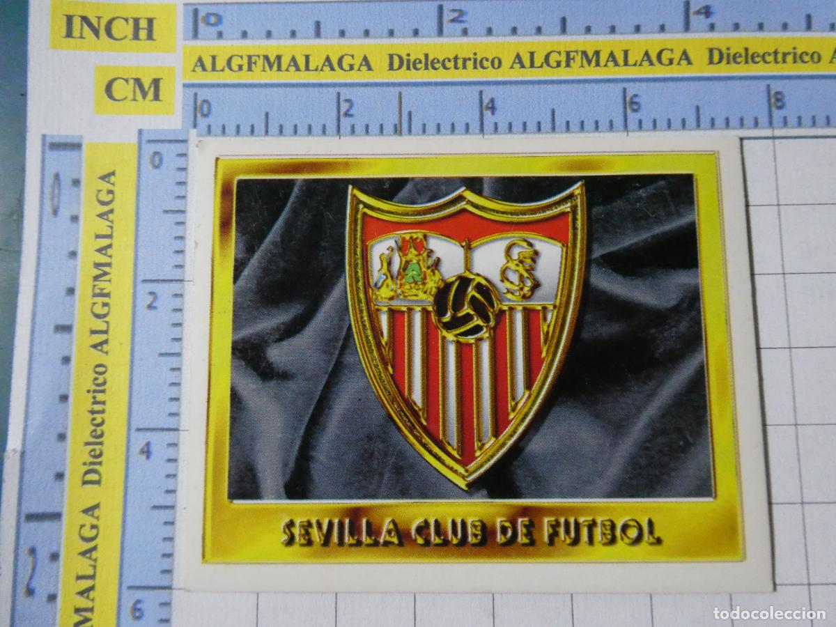 Fu&szlig;ball-Sticker: CROMO DE F&Uacute;TBOL LIGA ESTE 1995 1996 95 96. SEVILLA CLUB DE F&Uacute;TBOL. ESCUDO