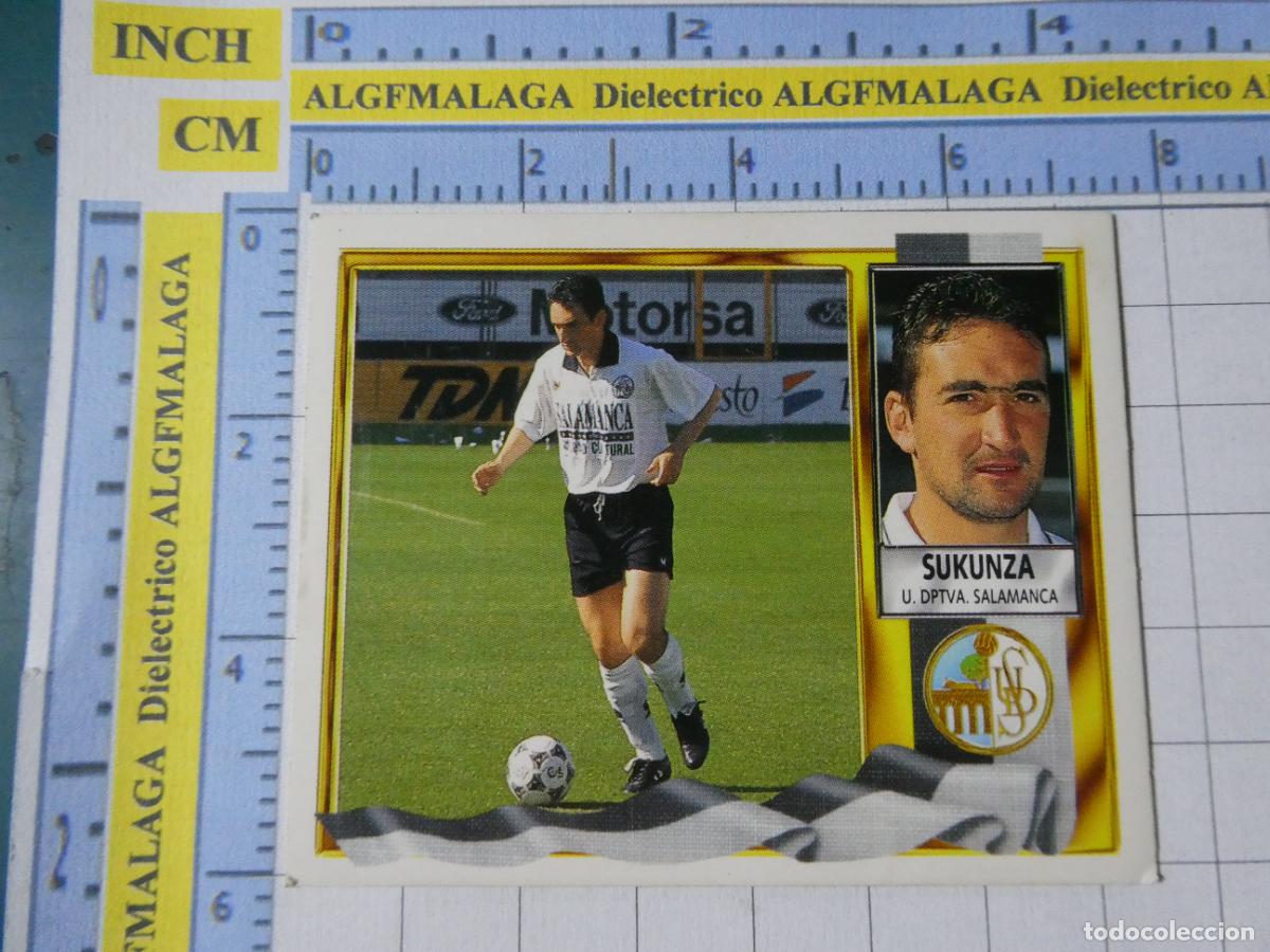 Cromos de F&uacute;tbol: CROMO DE F&Uacute;TBOL LIGA ESTE 1995 1996 95 96. UNI&Oacute;N DEPORTIVA SALAMANCA. SUKUNZA