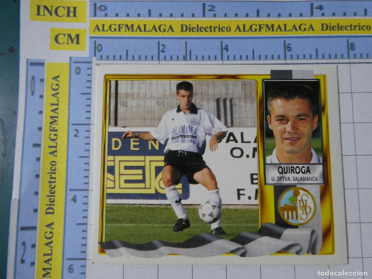 Fu&szlig;ball-Sticker: CROMO DE F&Uacute;TBOL LIGA ESTE 1995 1996 95 96. UNI&Oacute;N DEPORTIVA SALAMANCA. QUIROGA