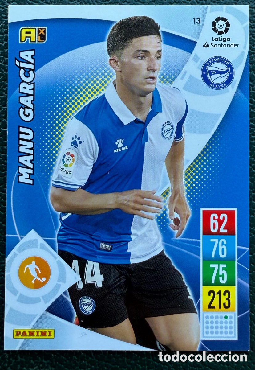 Cartes &agrave; collectionner de Football: 13 MANU GARCIA DEPORTIVO ALAVES FICHAS ALBUM ADRENALYN XL 2021 2022 21 22