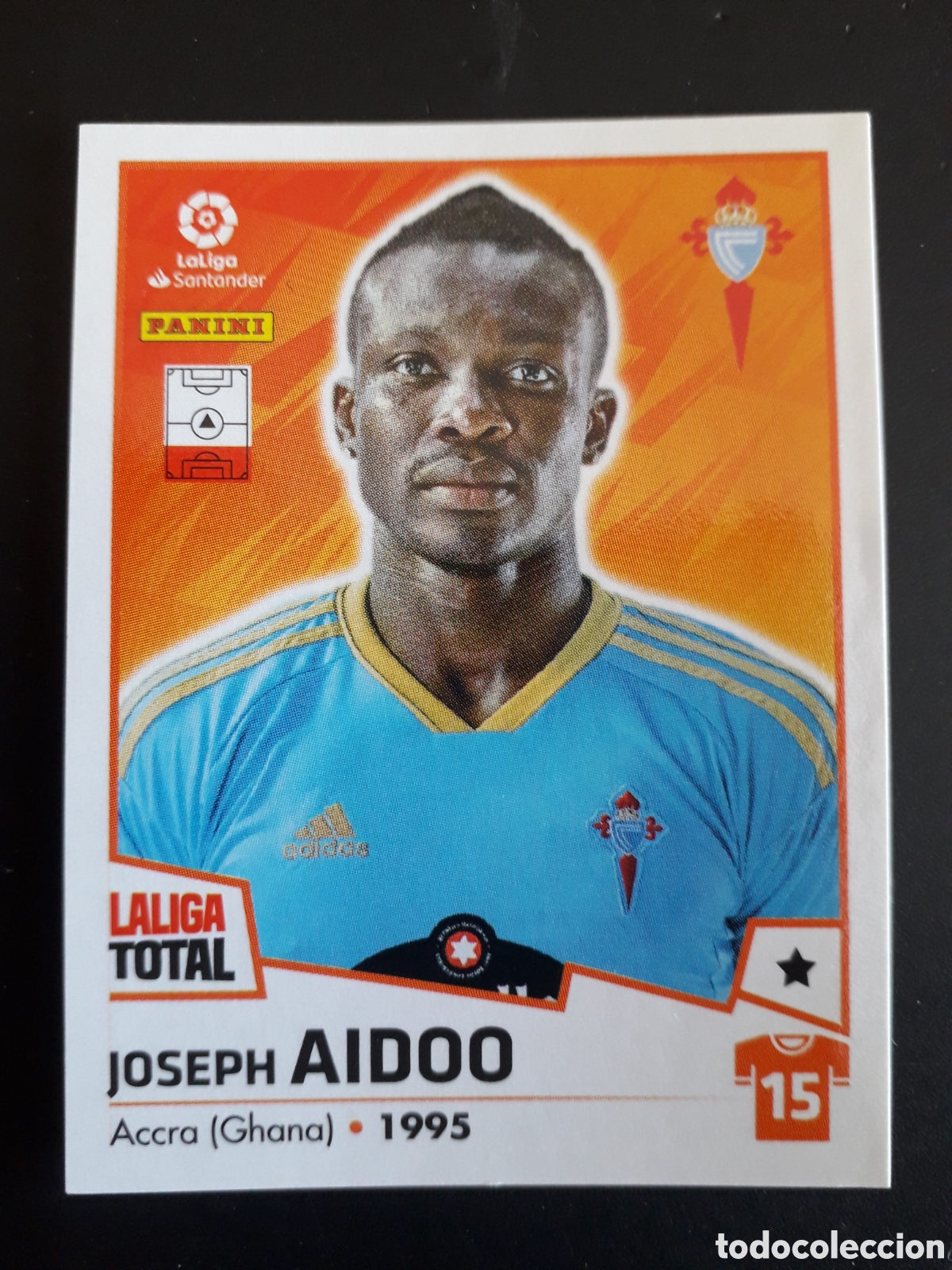 Football Stickers: AIDOO CELTA DE VIGO N&deg; 139 LALIGA TOTAL 22 23 2022 2023 PANINI SIN PEGAR PEDIDO M&Iacute;NIMO 3&euro;