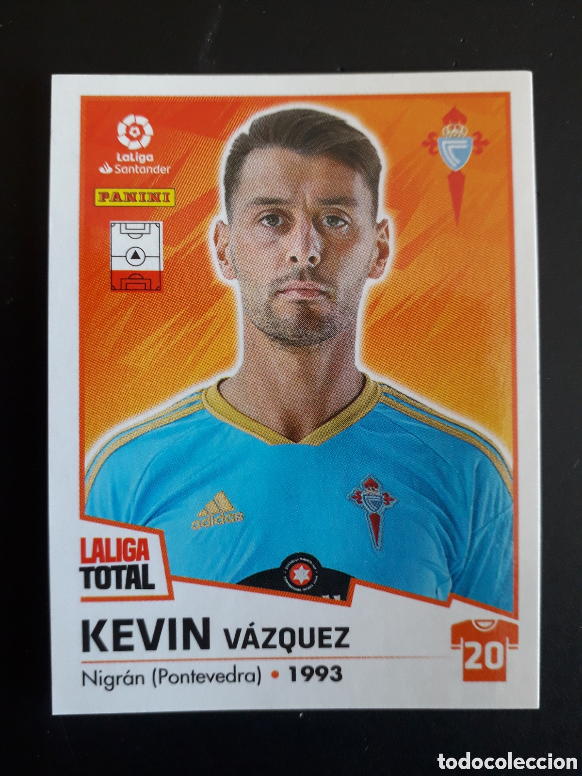 Football Stickers: KEVIN V&Aacute;ZQUEZ CELTA DE VIGO N&deg; 142 LALIGA TOTAL 22 23 2022 2023 PANINI SIN PEGAR PEDIDO M&Iacute;NIMO 3&euro;
