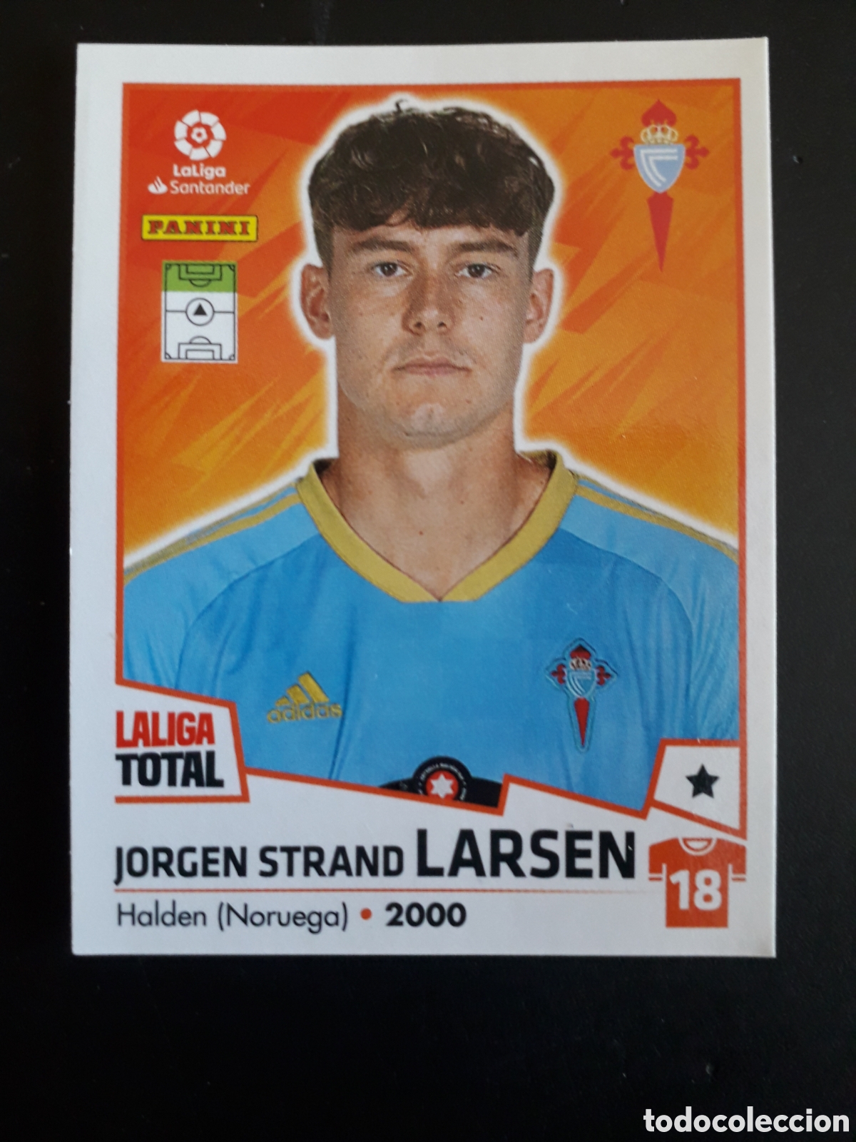 Football Stickers: LARSEN CELTA DE VIGO N&deg; 152 LALIGA TOTAL 22 23 2022 2023 PANINI SIN PEGAR PEDIDO M&Iacute;NIMO 3&euro;