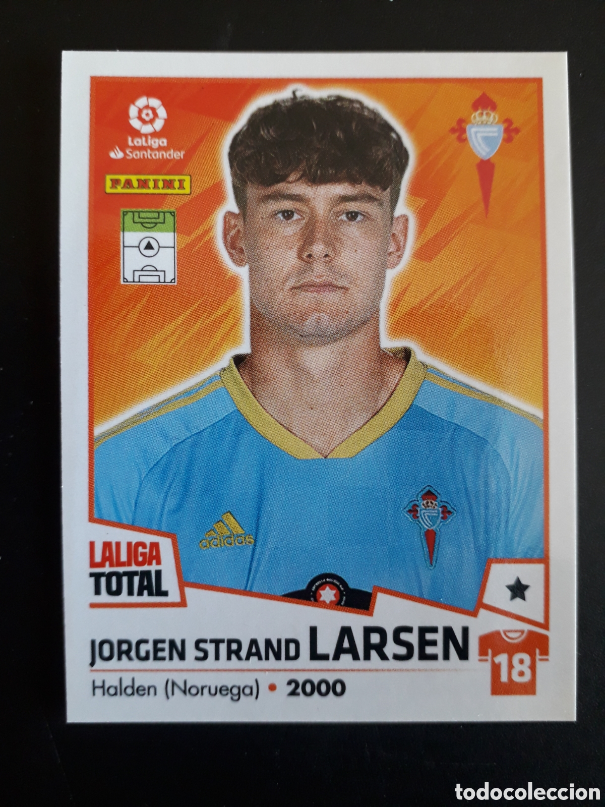 Football Stickers: LARSEN CELTA DE VIGO N&deg; 152 LALIGA TOTAL 22 23 2022 2023 PANINI SIN PEGAR PEDIDO M&Iacute;NIMO 3&euro;
