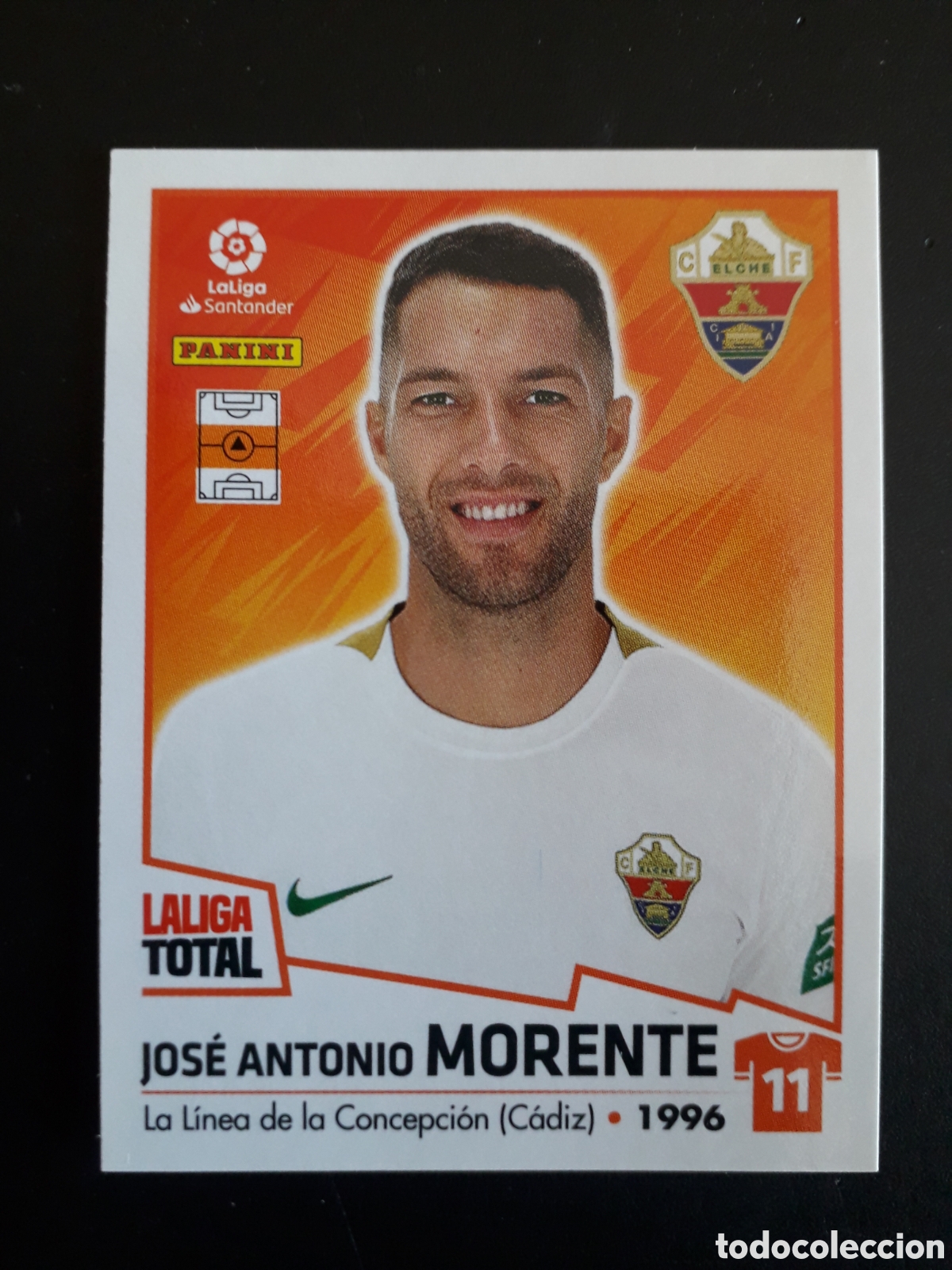 Football Stickers: MORENTE ELCHE N&deg; 170 LALIGA TOTAL 22 23 2022 2023 PANINI SIN PEGAR PEDIDO M&Iacute;NIMO 3&euro;