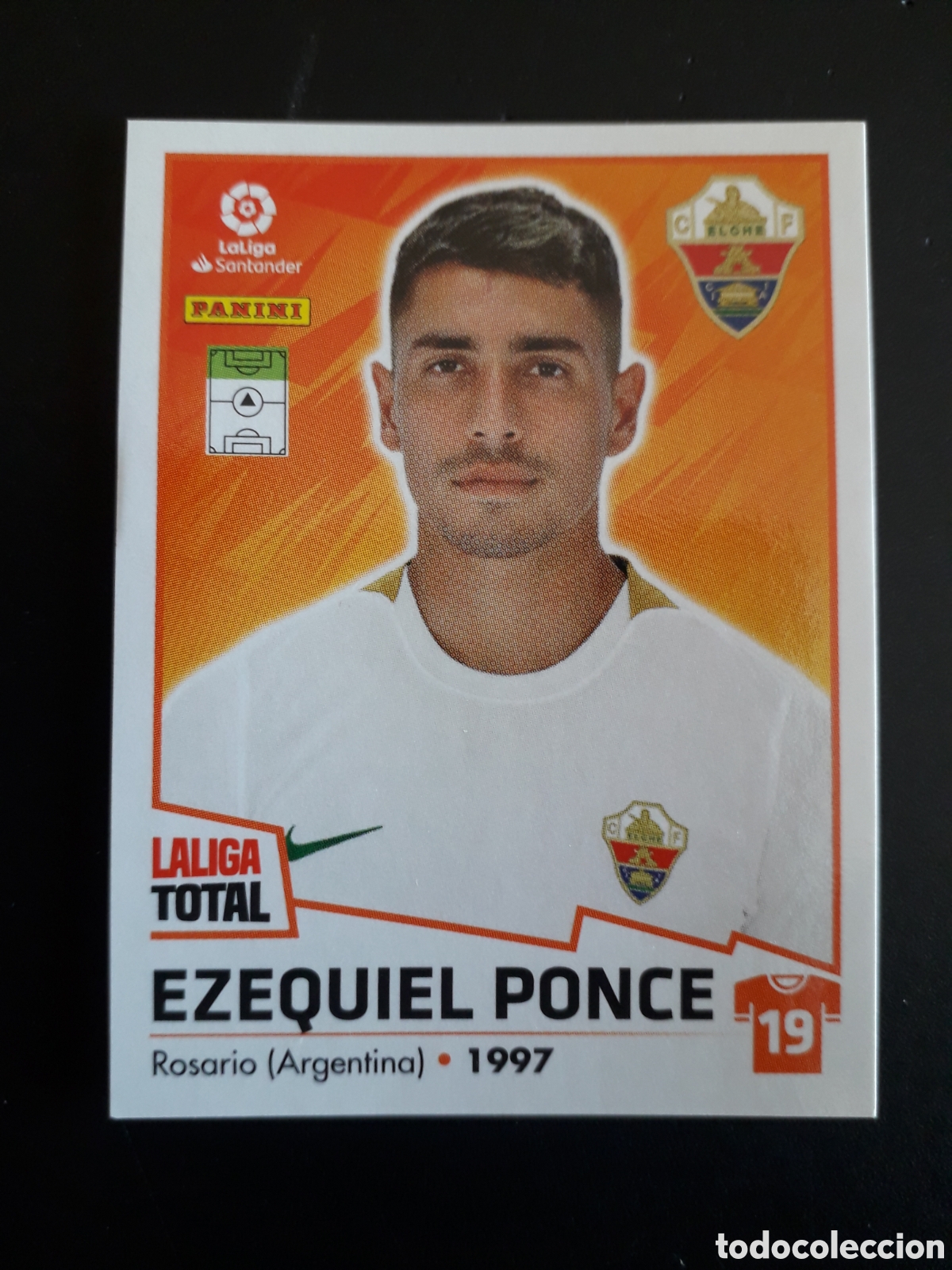 Football Stickers: EZEQUIEL PONCE ELCHE N&deg; 174 LALIGA TOTAL 22 23 2022 2023 PANINI SIN PEGAR PEDIDO M&Iacute;NIMO 3&euro;