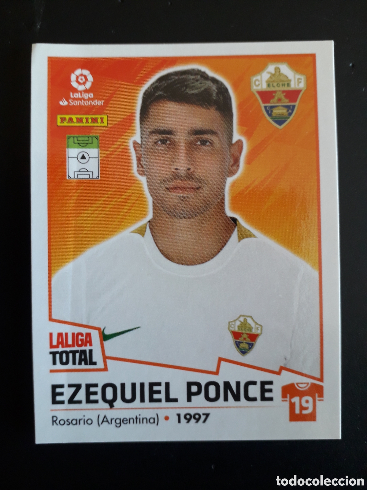 Football Stickers: EZEQUIEL PONCE ELCHE N&deg; 174 LALIGA TOTAL 22 23 2022 2023 PANINI SIN PEGAR PEDIDO M&Iacute;NIMO 3&euro;