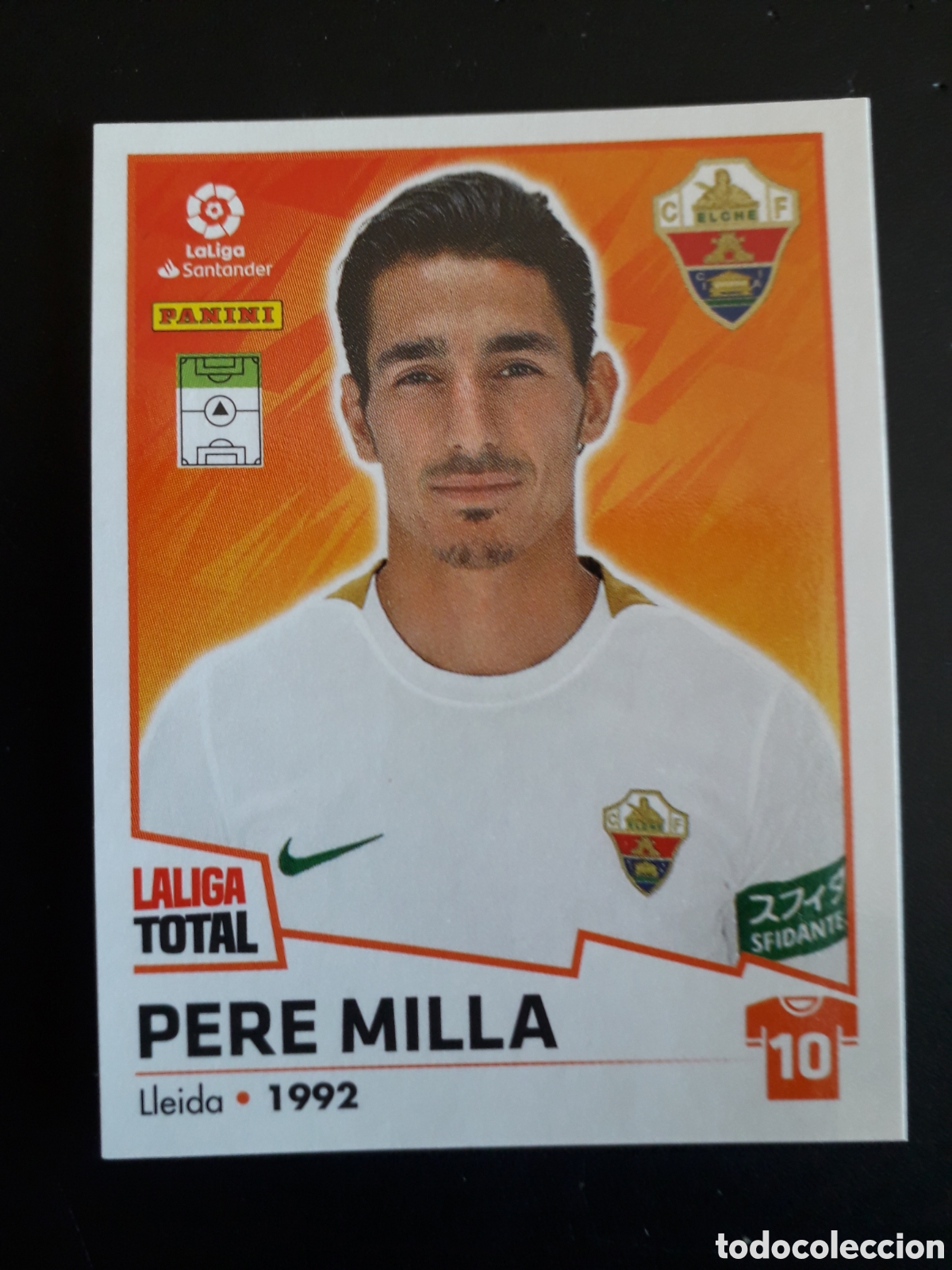 Football Stickers: PERE MILLA ELCHE N&deg; 175 LALIGA TOTAL 22 23 2022 2023 PANINI SIN PEGAR PEDIDO M&Iacute;NIMO 3&euro;