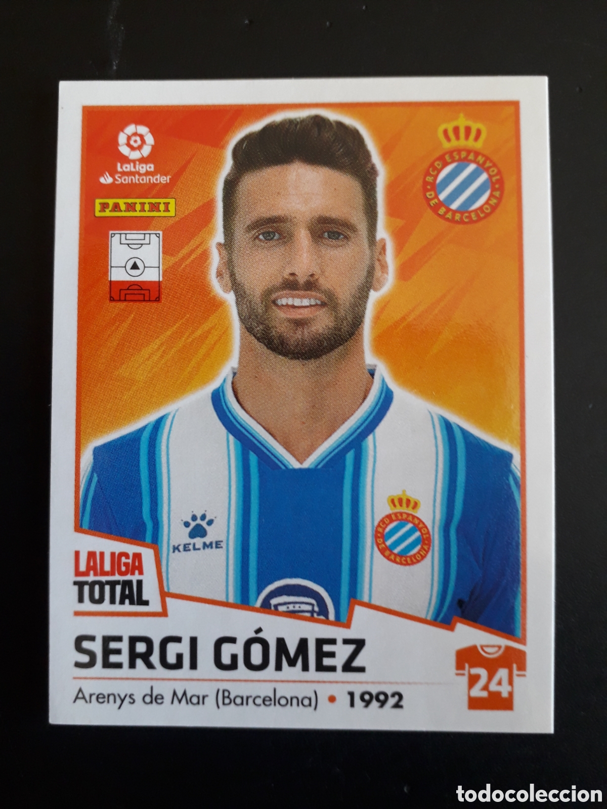 Football Stickers: SERGI G&Oacute;MEZ RCD ESPA&Ntilde;OL/ ESPANYOL N&deg; 188 LALIGA TOTAL 22 23 2022 2023 PANINI PEDIDO M&Iacute;NIMO 3&euro;