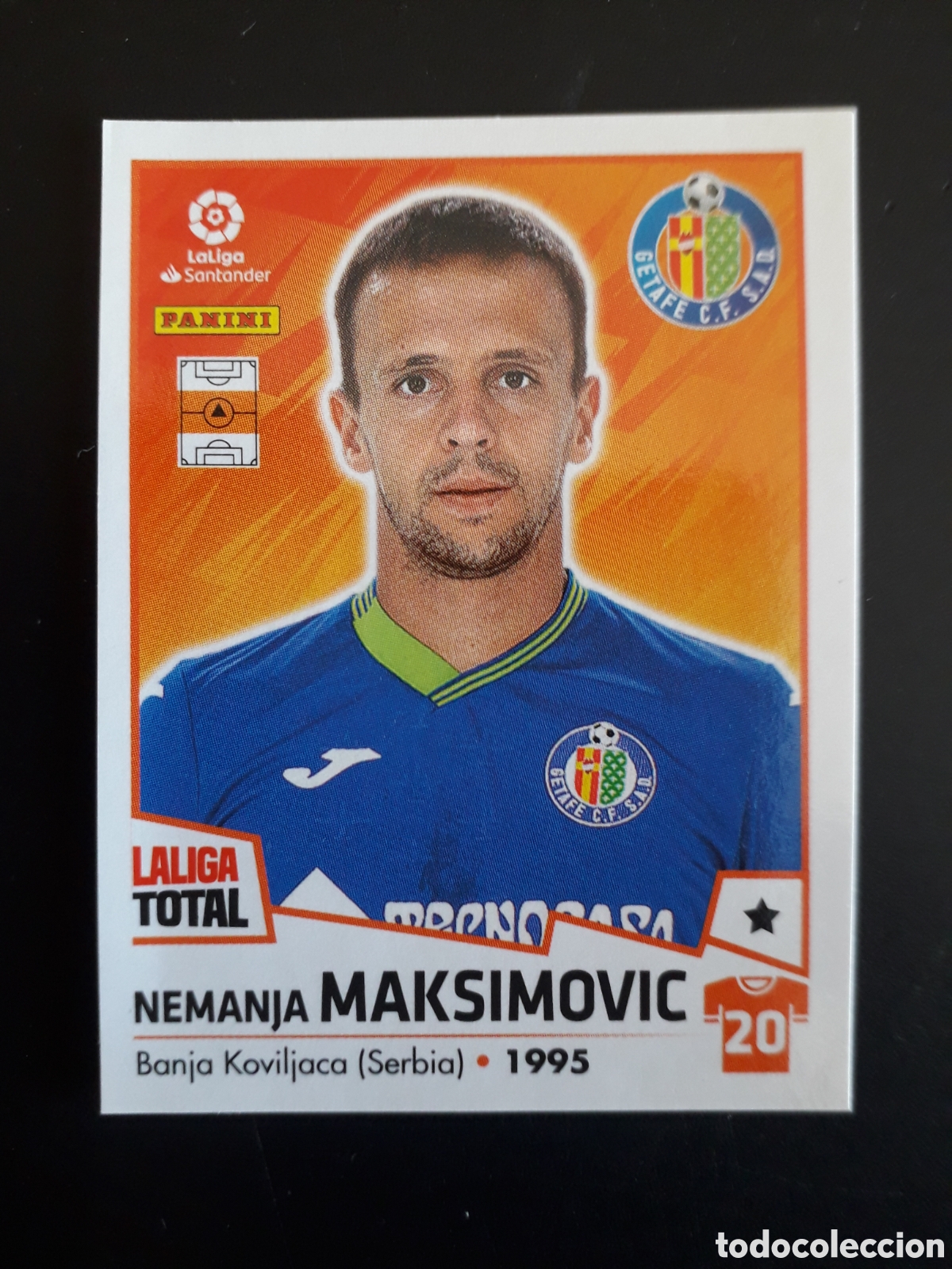 Fu&szlig;ball-Sticker: MAKSIMOVIC GETAFE N&deg; 212 LALIGA TOTAL 22 23 2022 2023 PANINI SIN PEGAR PEDIDO M&Iacute;NIMO 3&euro;