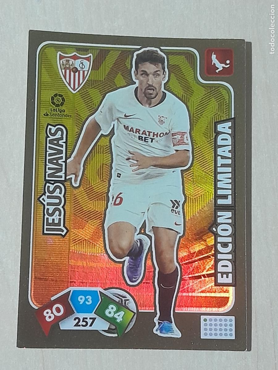 Cromos de F&uacute;tbol: FICHA - JESUS NAVAS - ADRENALYN 19 20 - PANINI 2019 20 - CROMO - EDICION LIMITADA