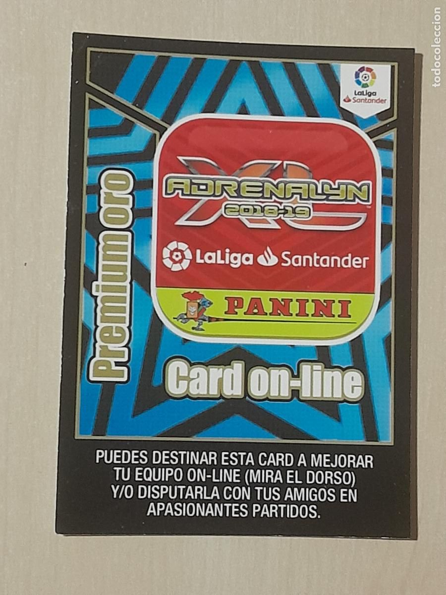 Cartes &agrave; collectionner de Football: FICHA PREMIUM ORO - ADRENALYN 18 19 - PANINI 2018 - 19 - CROMO - EDICION LIMITADA - ON LINE
