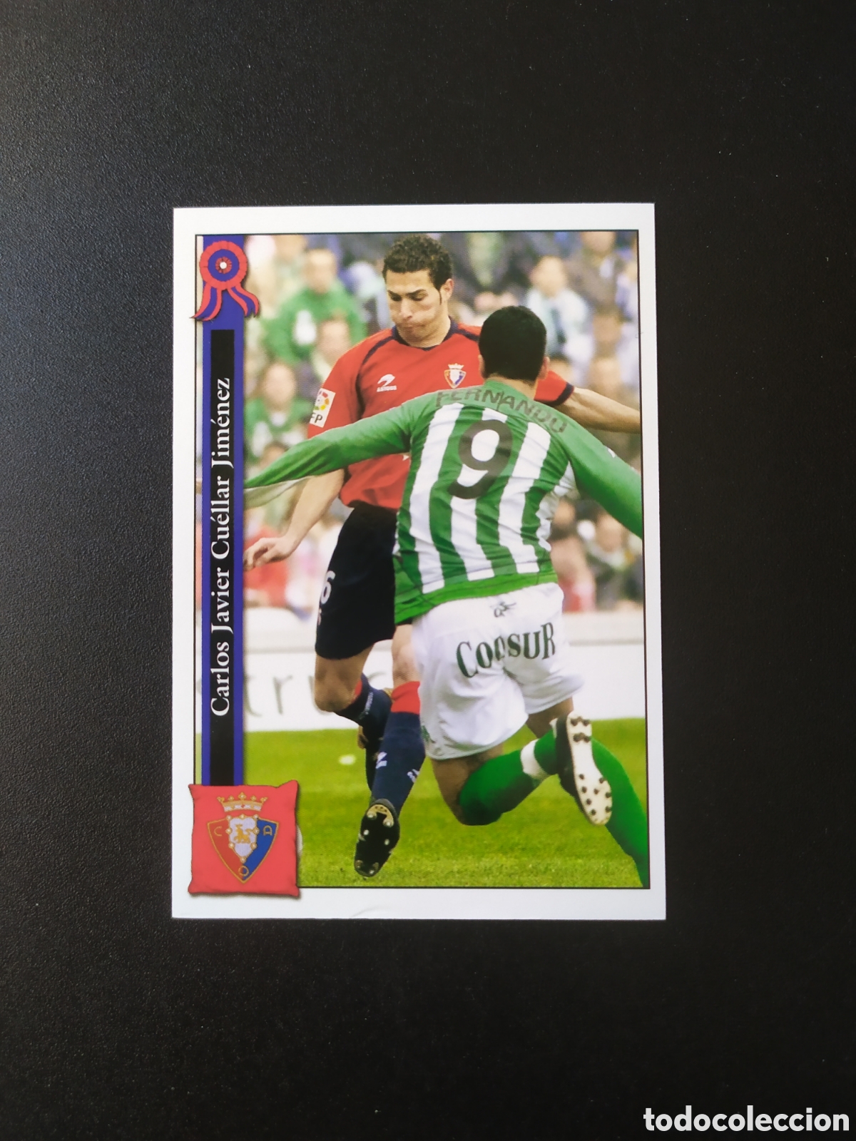 Cromos de f&uacute;tbol: Mundicromo fichas Liga 2005 2006 05 06 Cu&eacute;llar n&deg; 389 Osasuna