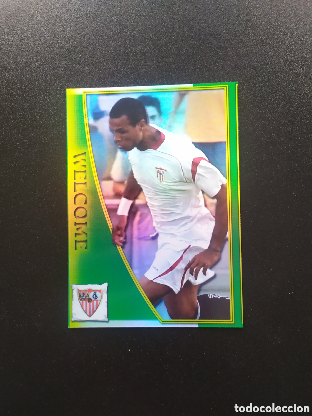 Cromos de f&uacute;tbol: Mundicromo fichas Liga 2005 2006 05 06 Luis Fabiano welcome brillo liso n&deg; 598 Sevilla