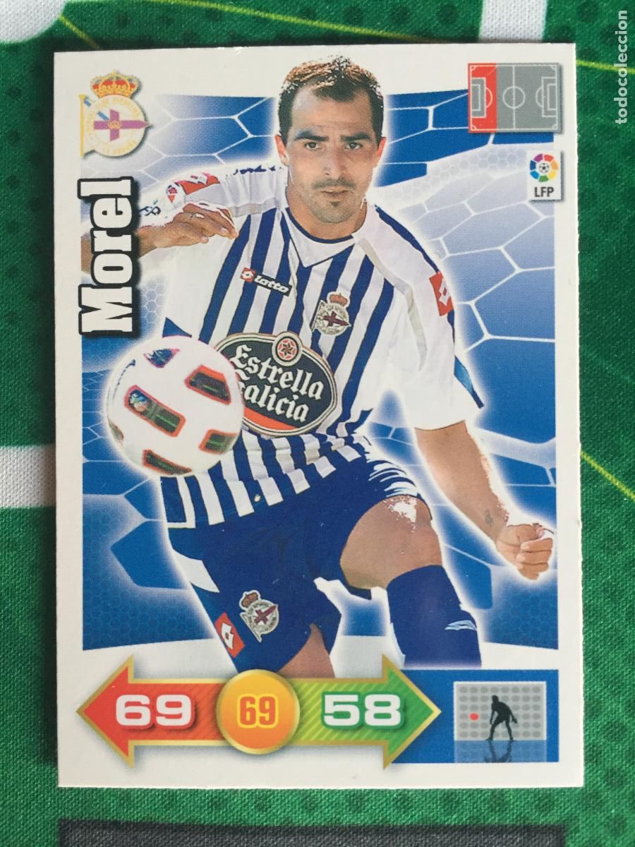 Cartes &agrave; collectionner de Football: 78 Morel R.C. Deportivo Base card Adrenalyn XL 2010 2011 10 11 PANINI