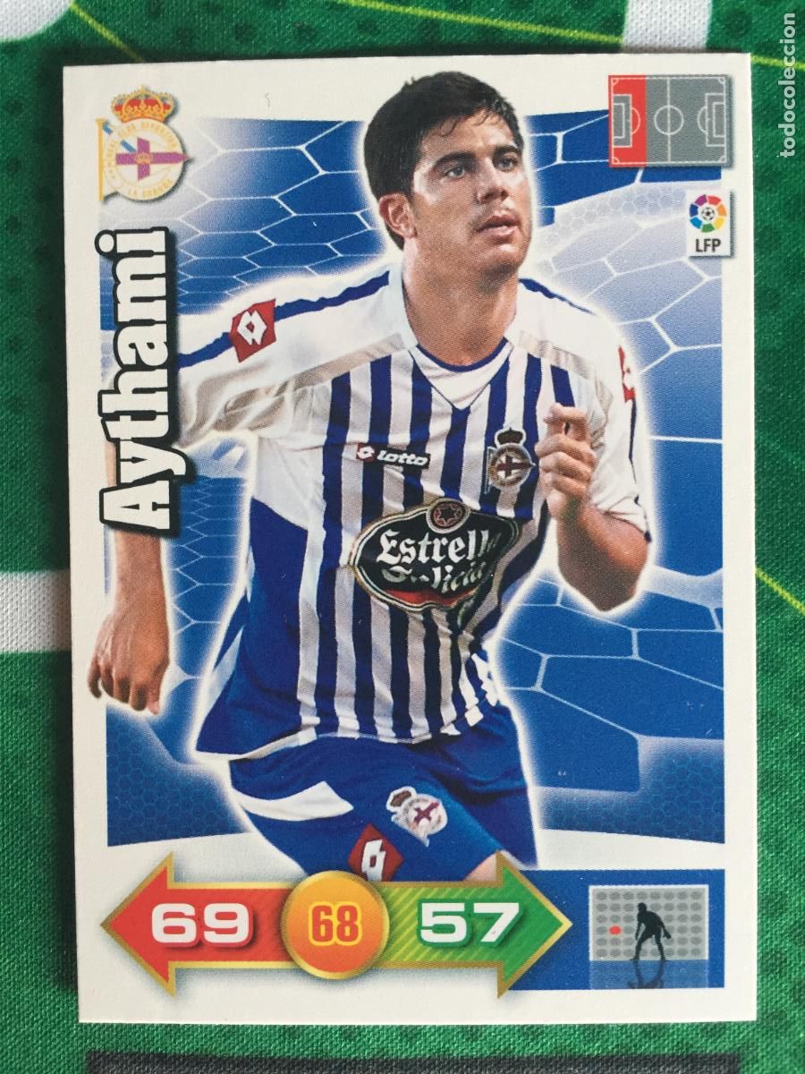 Cartes &agrave; collectionner de Football: 77 Aythami R.C. Deportivo Base card Adrenalyn XL 2010 2011 10 11 PANINI