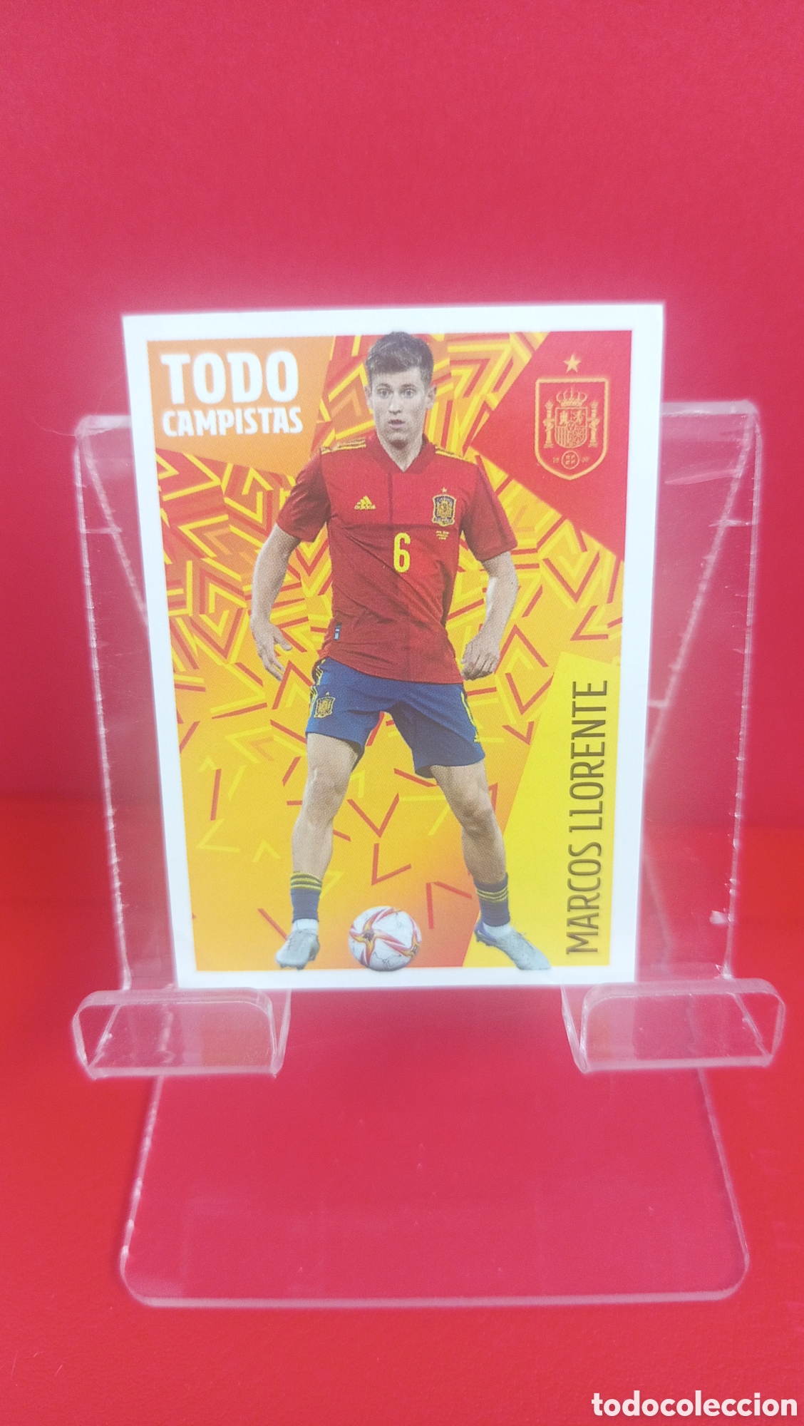 Football Stickers: ❇️ CROMO STICKER MARCOS LLORENTE ESPA&Ntilde;A 25 TODO CAMPISTAS &Iacute;DOLOS DE LA ROJA + CRACKS MUNDIALES ❇️