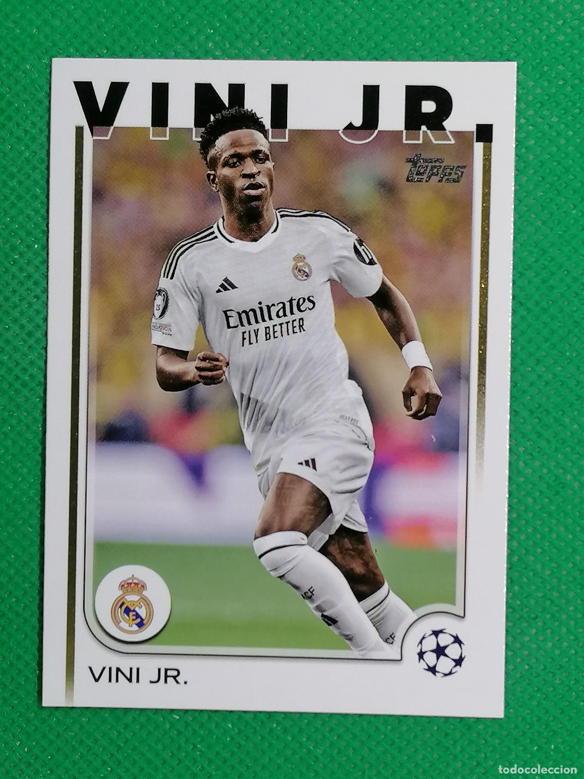 Figurine di Calcio: 7 VINI JR REAL MADRID ⚽ TOPPS UCC FLAGSHIP 24 25 2024 2025 ⚽