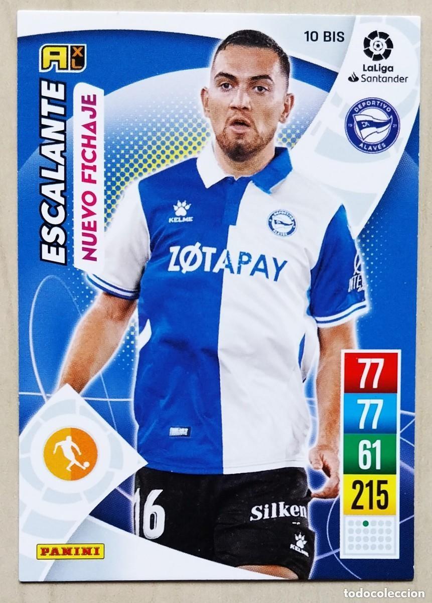 Cartes &agrave; collectionner de Football: 10 BIS ESCALANTE DEPORTIVO ALAVES NUEVO FICHAJE FICHAS ALBUM ADRENALYN XL 2021 2022 21 22