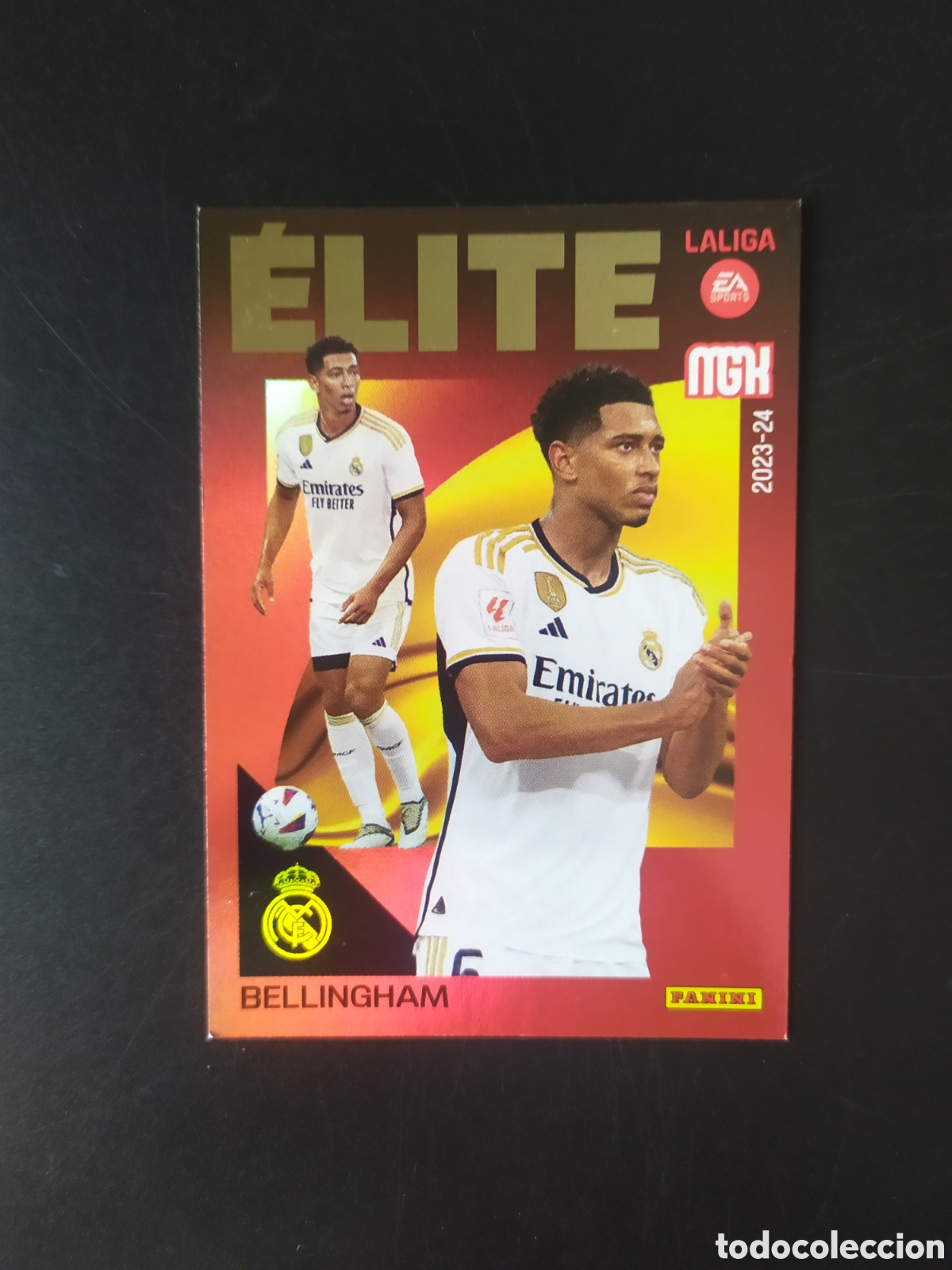 Cromos de f&uacute;tbol: Megacracks 2023 2024 23 24 panini Bellingham elite n&deg; 505 Real Madrid