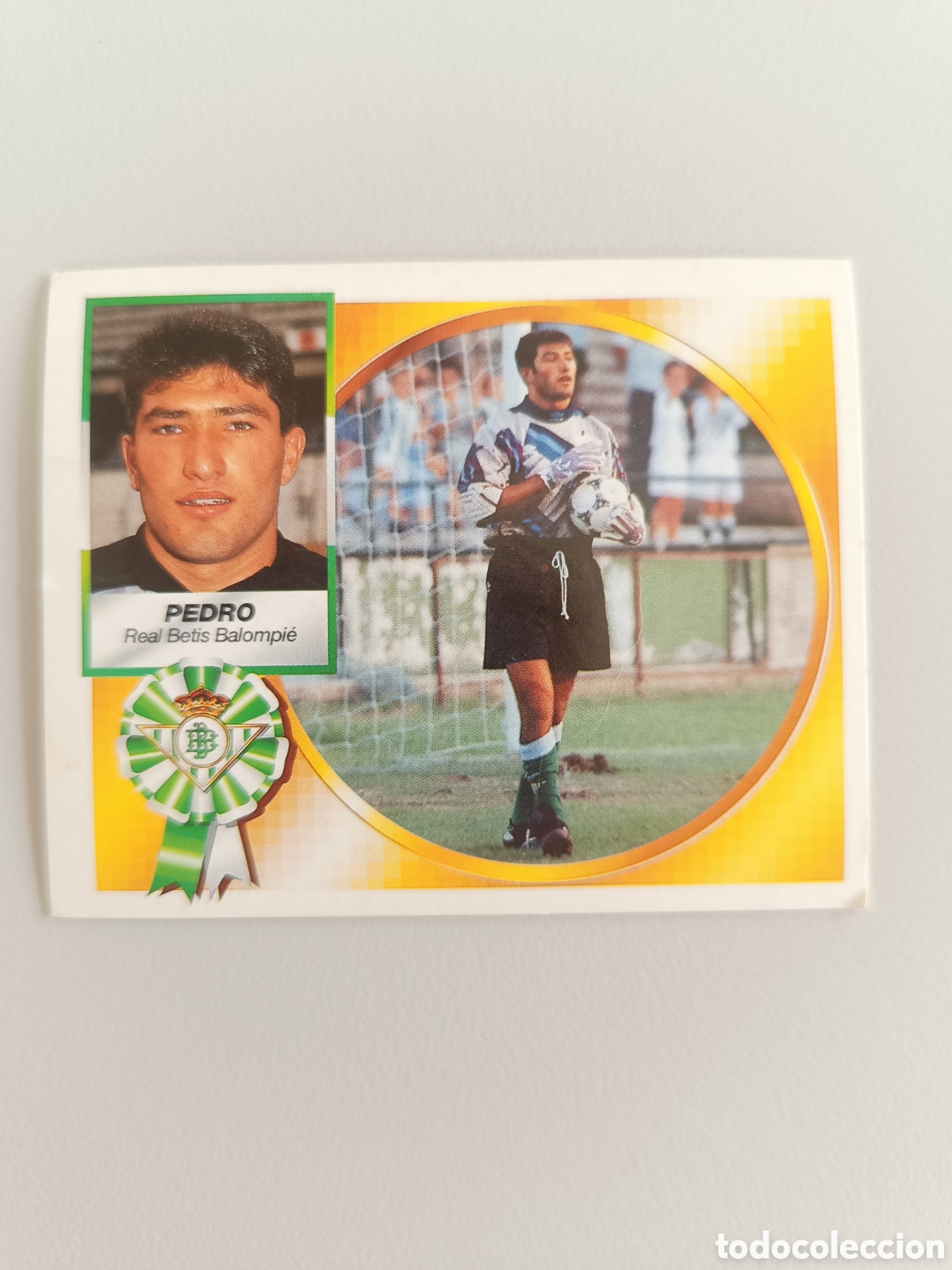 Cromos de F&uacute;tbol: Pedro. Betis. Ediciones este 94 95. Fichaje
