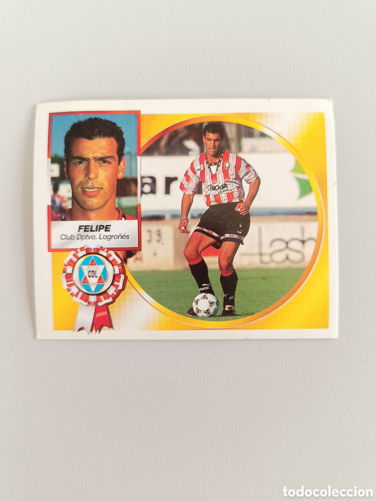 Cromos de f&uacute;tbol: Felipe. Logro&ntilde;&eacute;s. Coloca. Ediciones este 94 95 - Foto 1